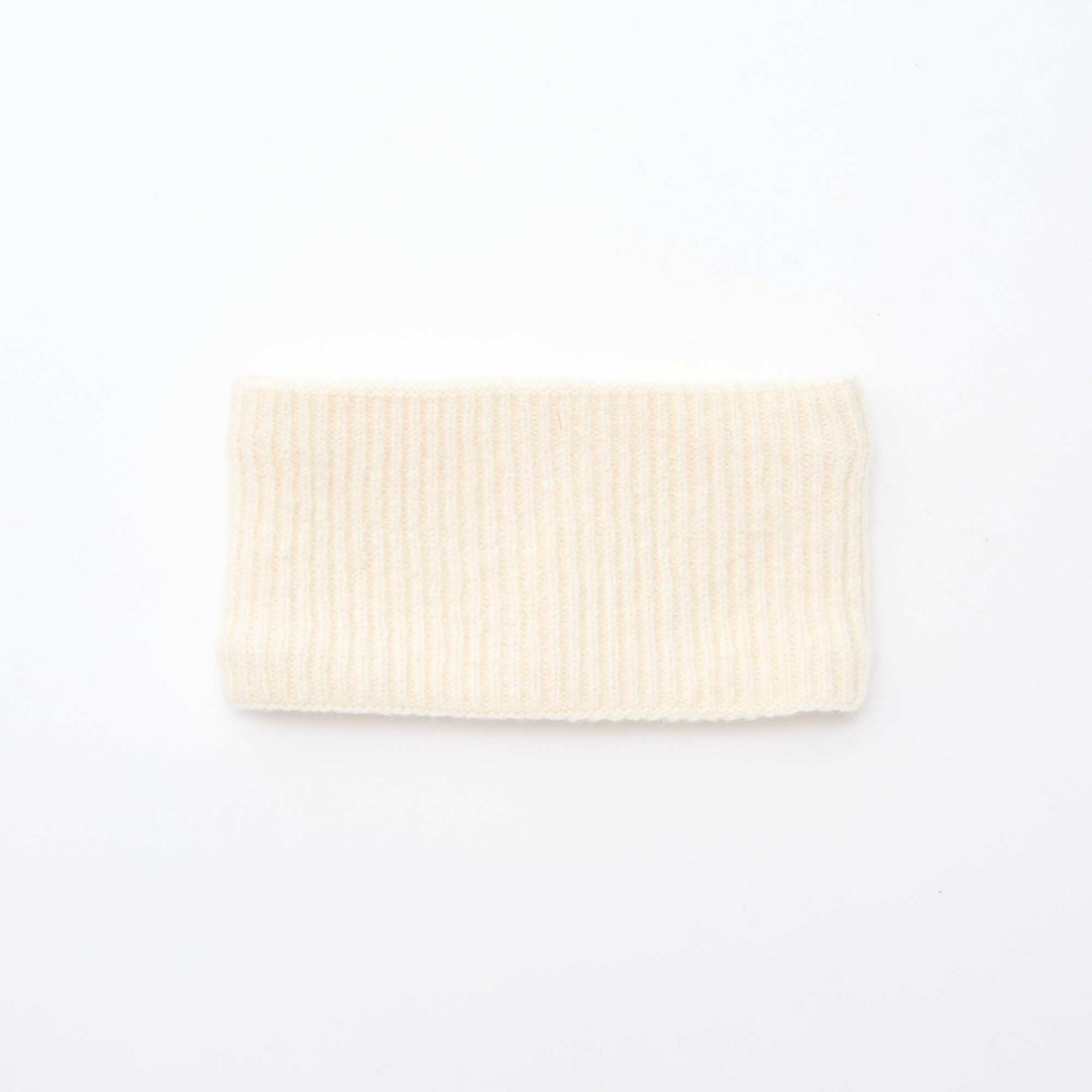 Echarpe en maille unie BEIGE