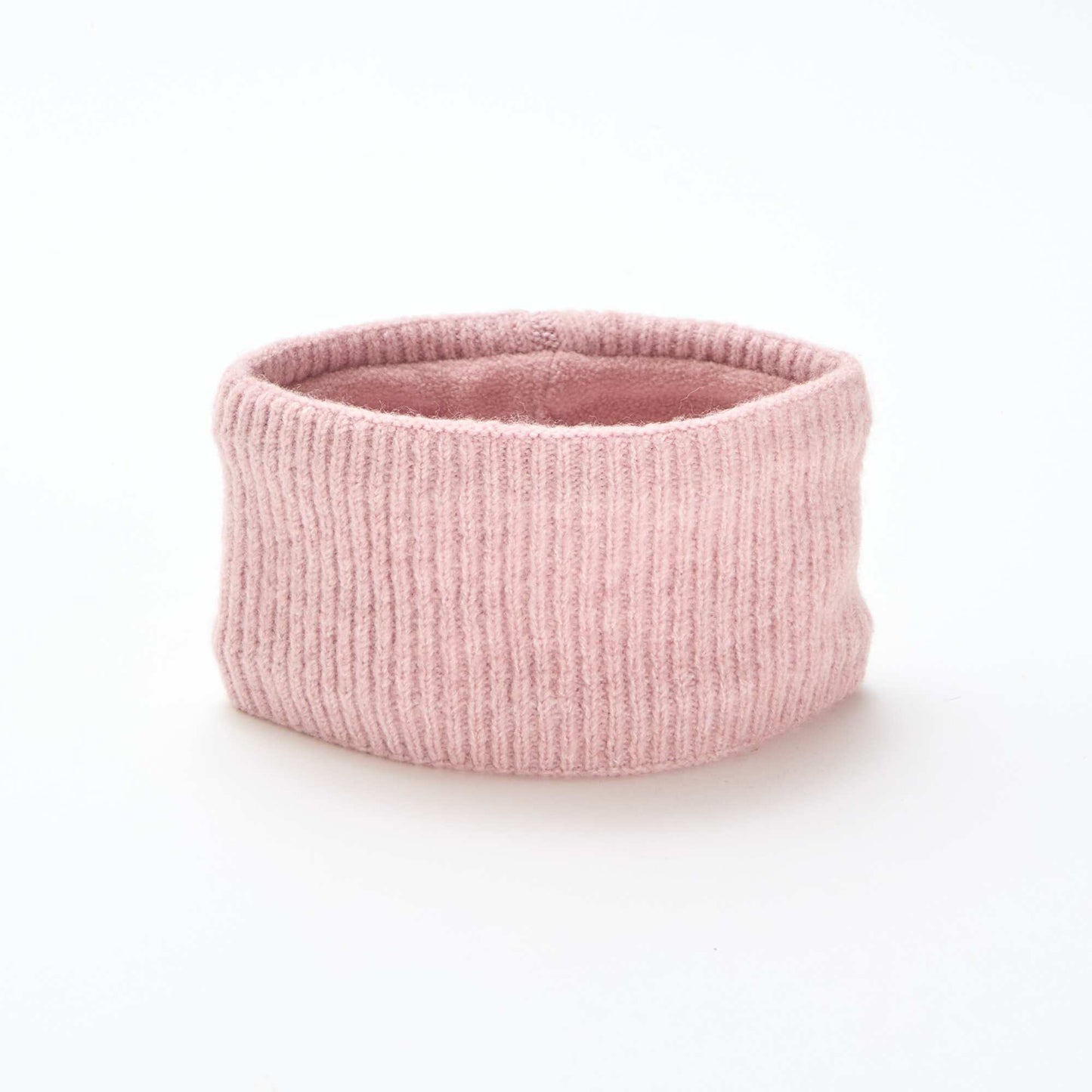Echarpe en maille unie ROSE