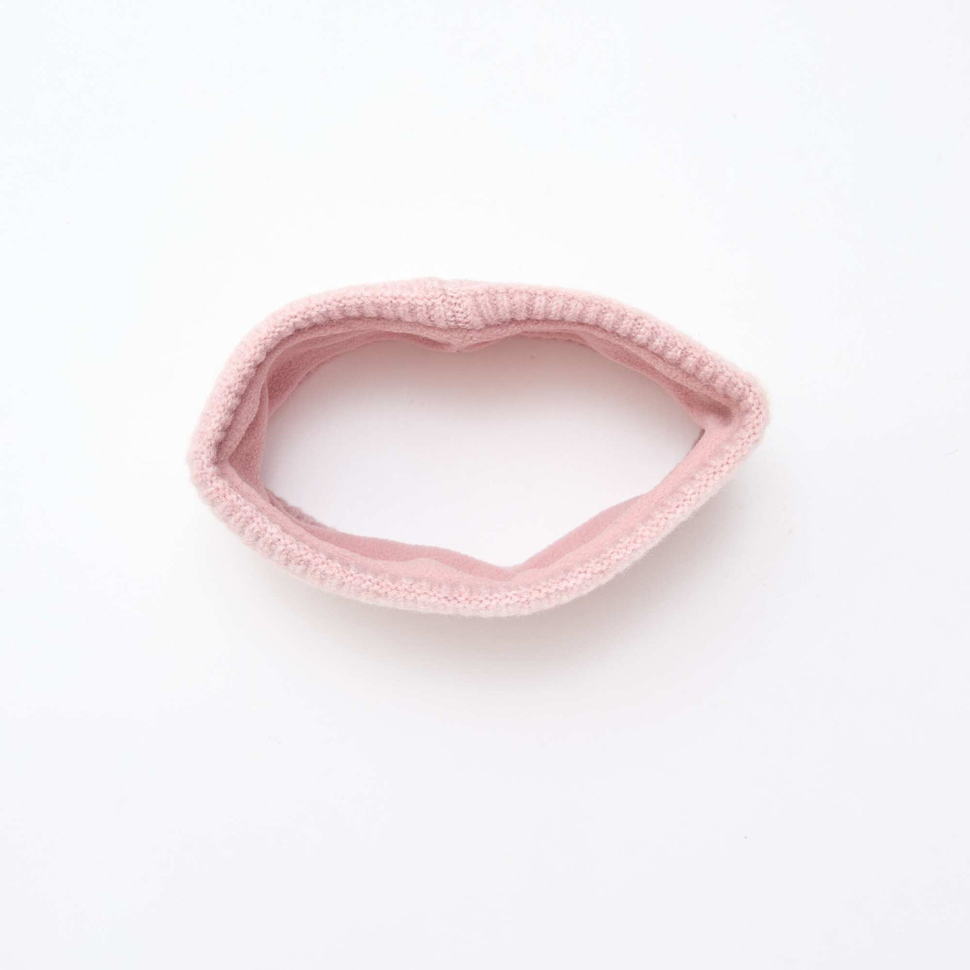 Echarpe en maille unie ROSE
