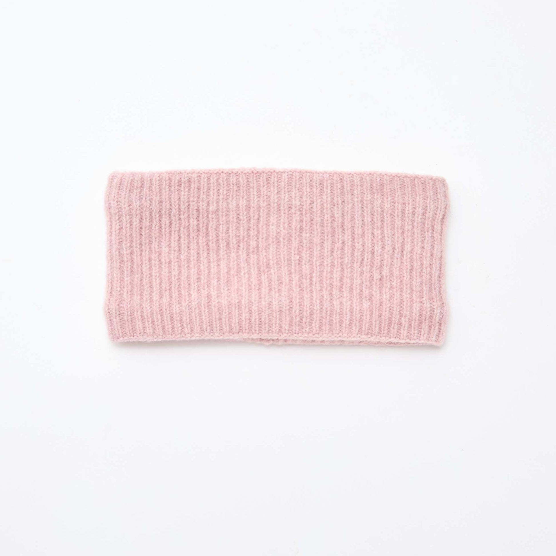 Echarpe en maille unie ROSE