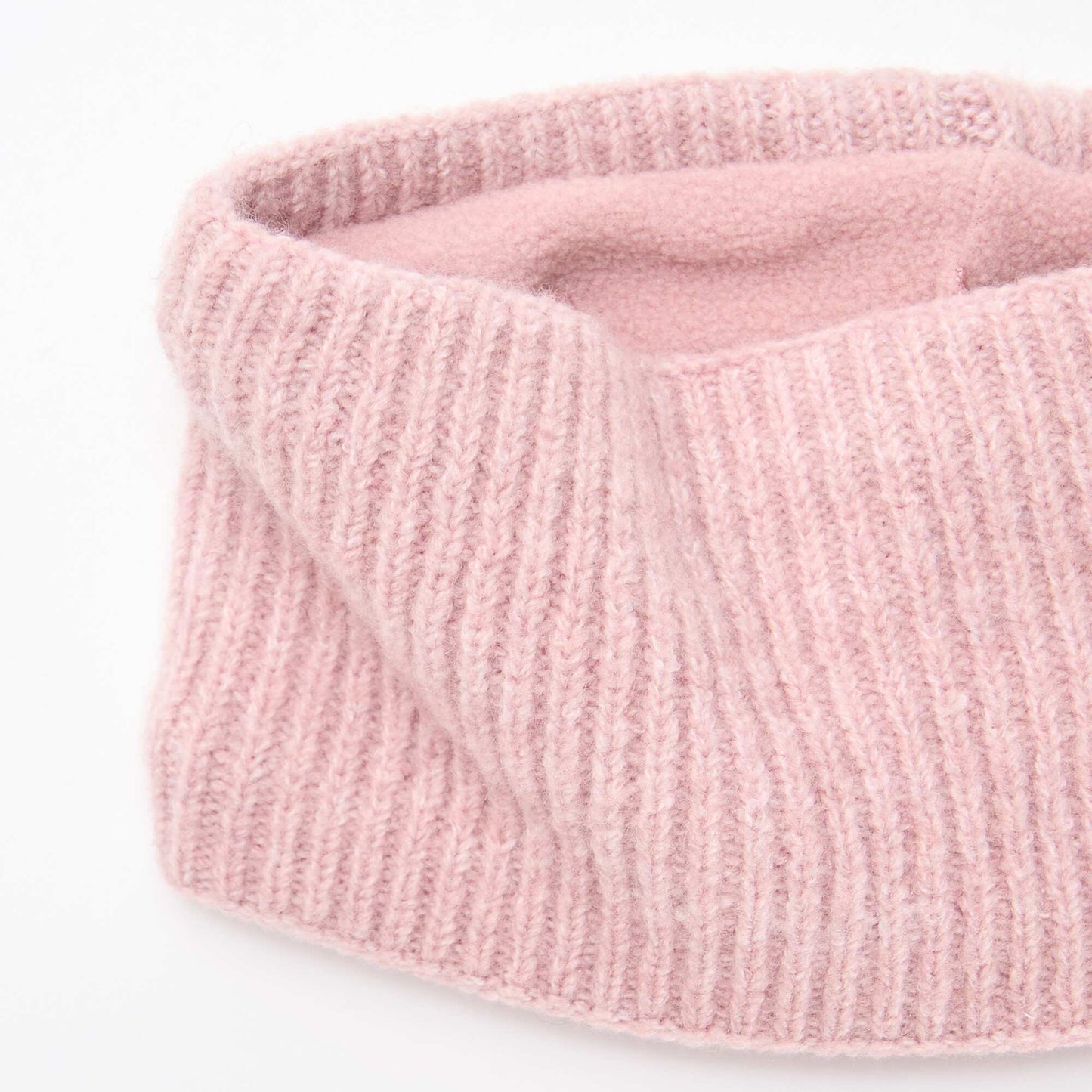 Echarpe en maille unie ROSE