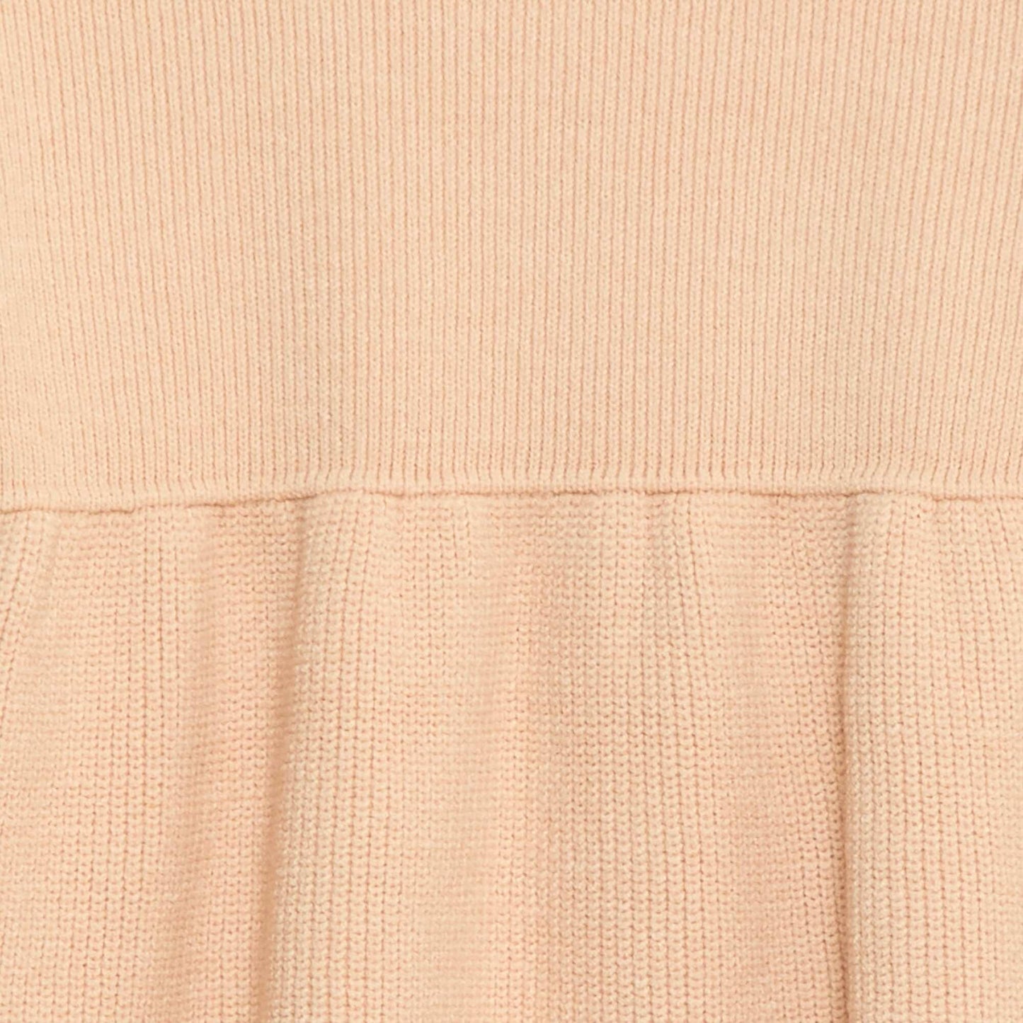 Robe pull en maille tricot douce BEIGE