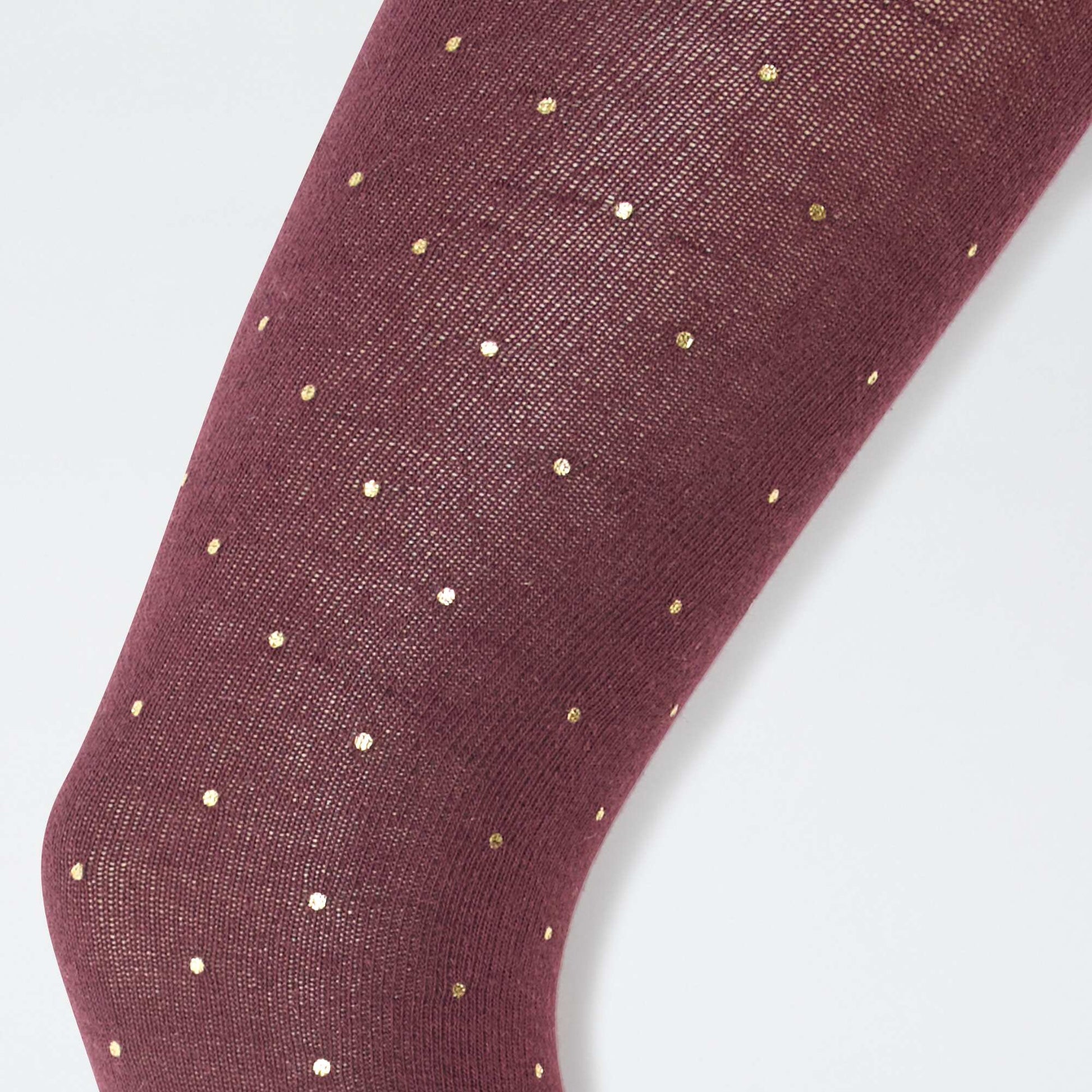 Lot de 2 collants 'cœur' ROUGE