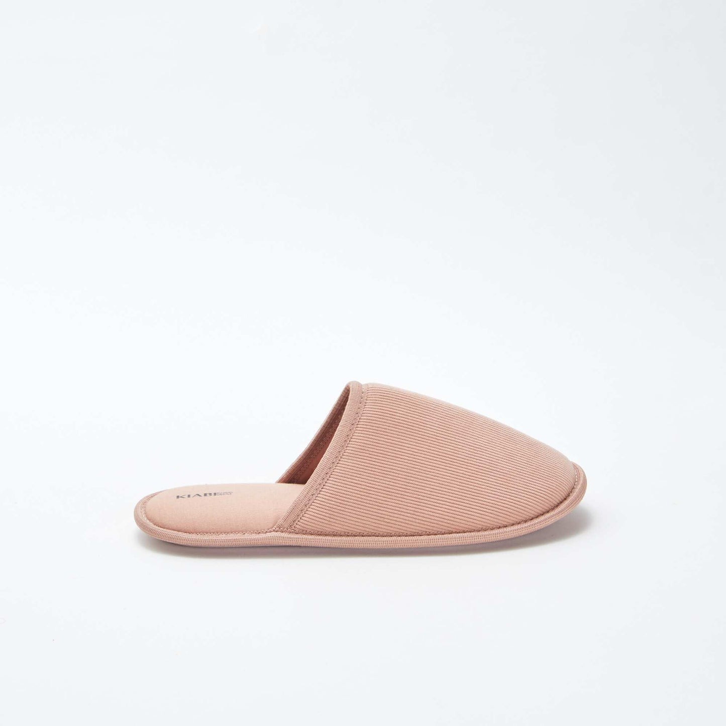 Chaussons mules en velours ROSE