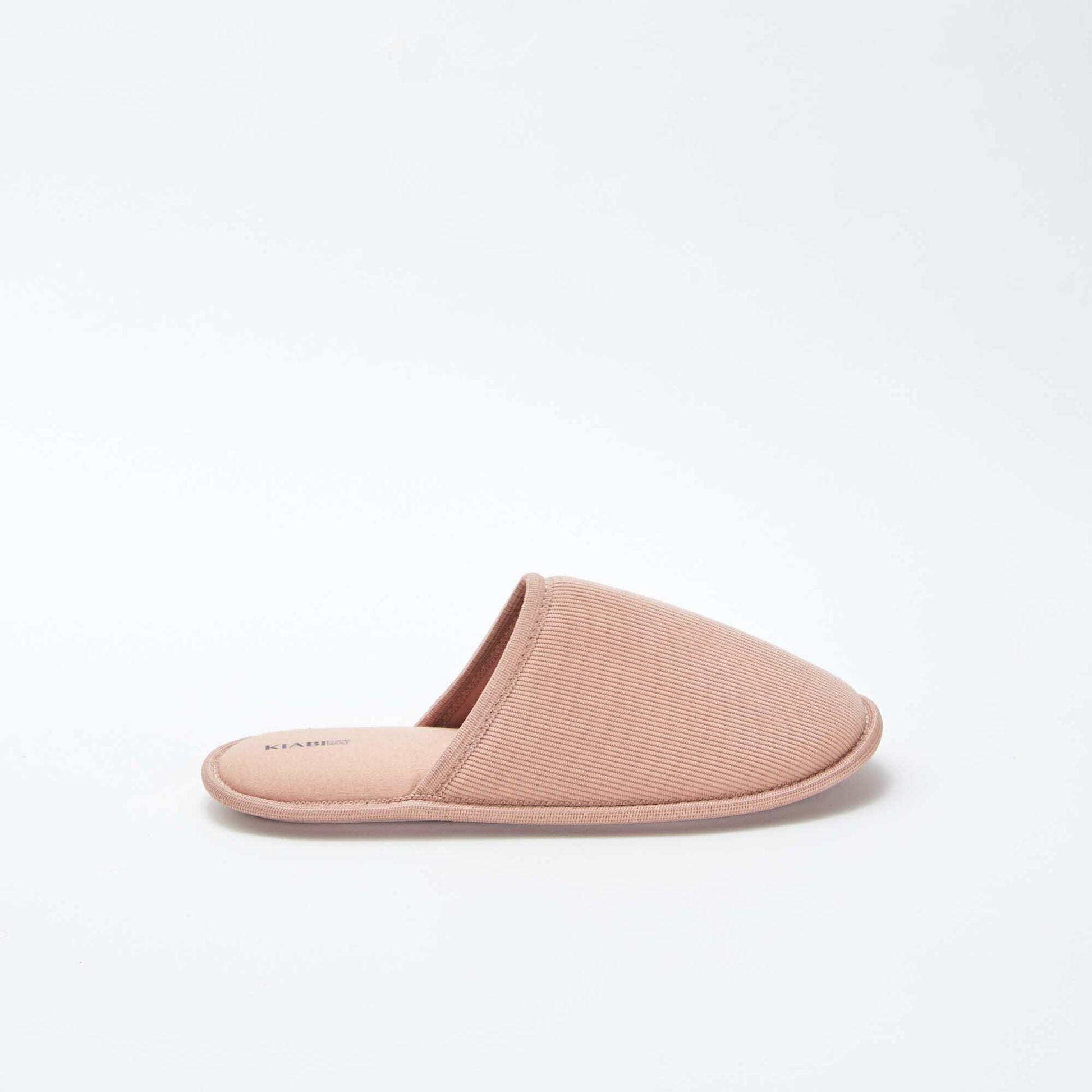 Chaussons mules en velours ROSE
