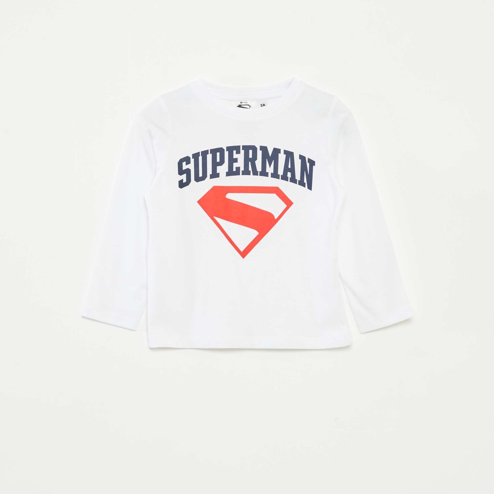 T-shirt 'Superman' 'DC Comics' BLANC