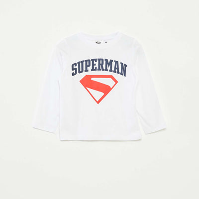 T-shirt 'Superman' 'DC Comics' BLANC