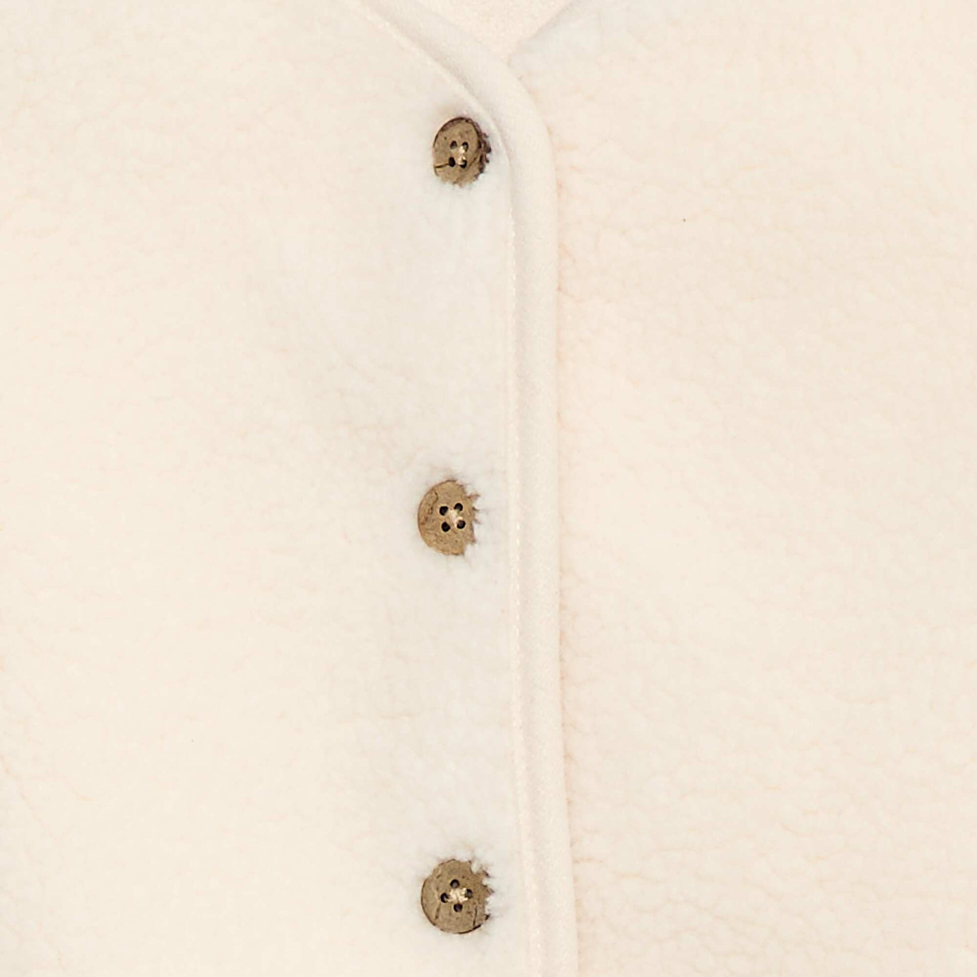 Gilet sans manches effet moutonné BLANC