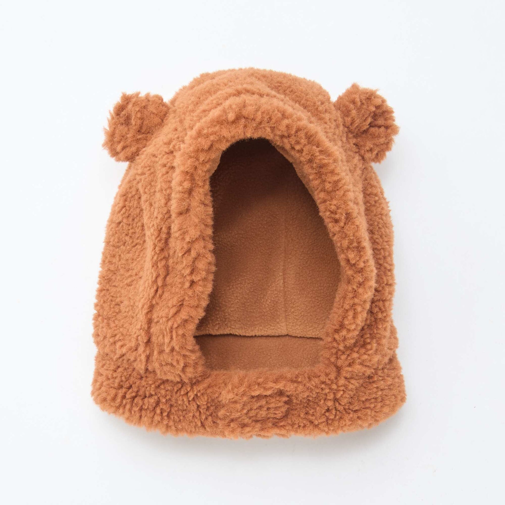 Cagoule animée ours MARRON