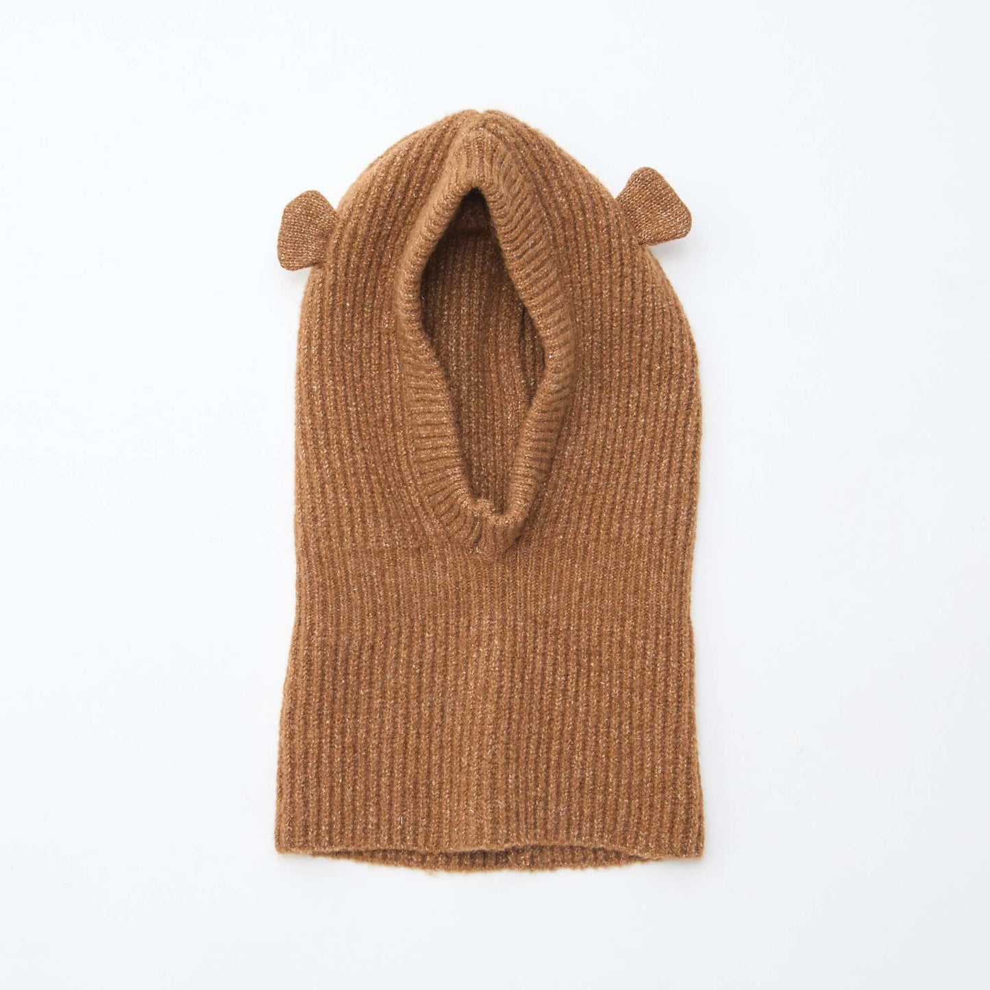 Cagoule en maille animée BEIGE