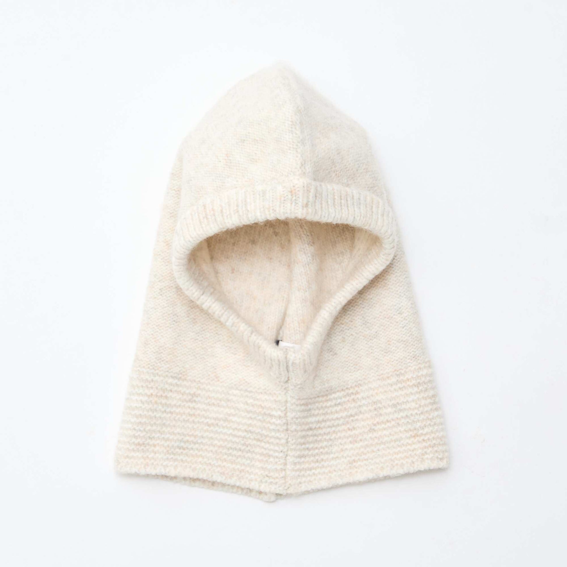 Cagoule fantaisie tricotée BEIGE