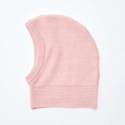 Cagoule fantaisie tricotée ROSE