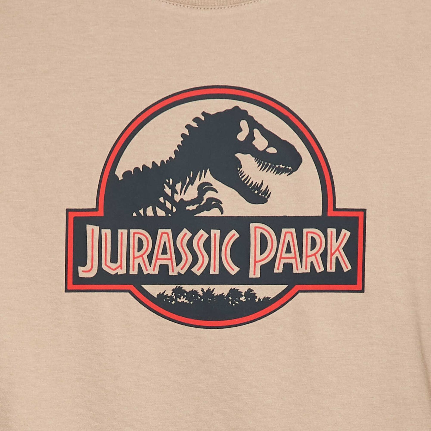 T-shirt 'Jurassic Park' 'Universal' BEIGE