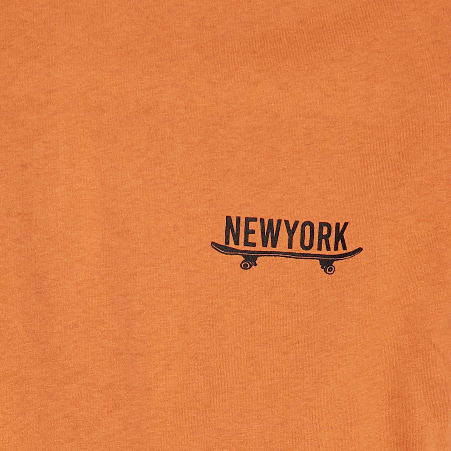 T-shirt à manches courtes avec animation ORANGE