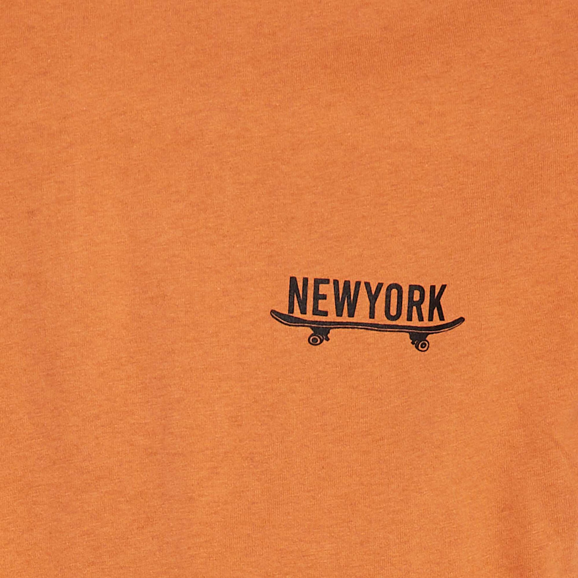T-shirt à manches courtes avec animation ORANGE