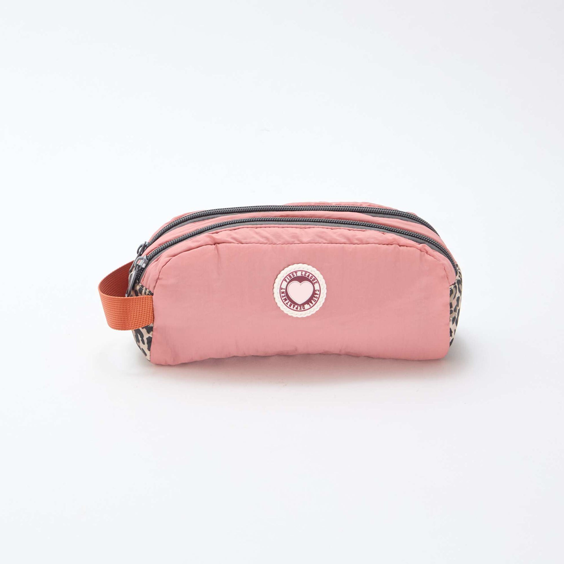 Trousse color bloc double compartiment VIOLET