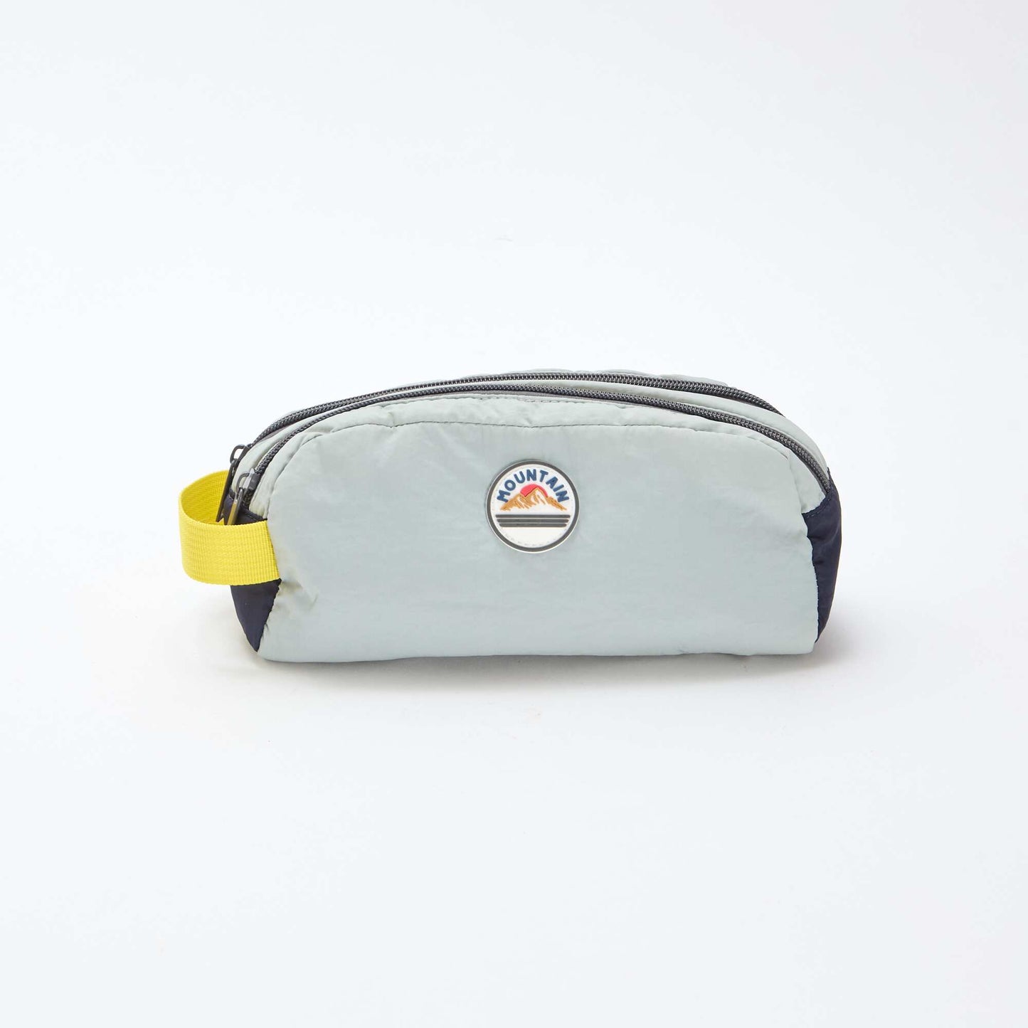 Trousse color bloc double compartiment VERT
