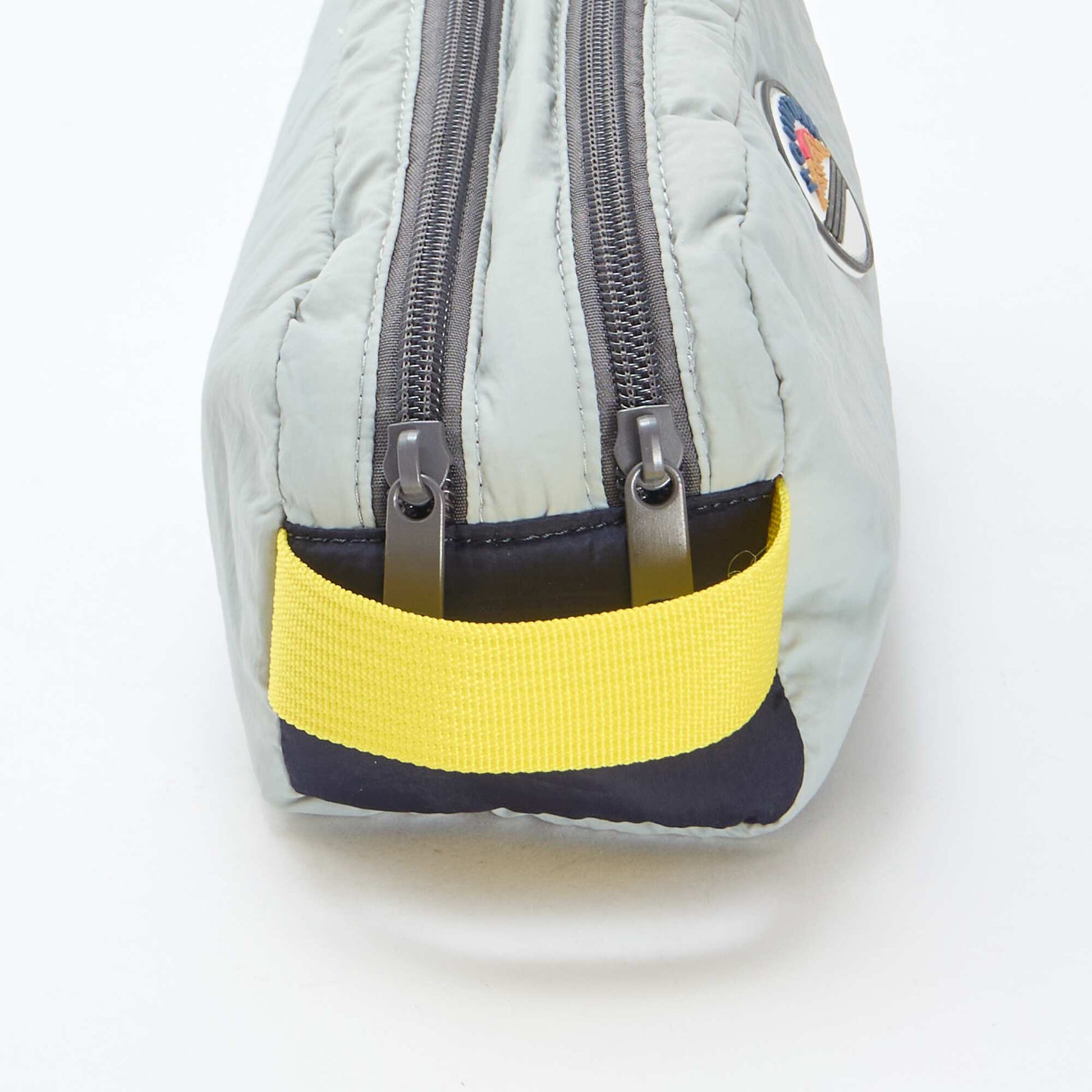 Trousse color bloc double compartiment VERT