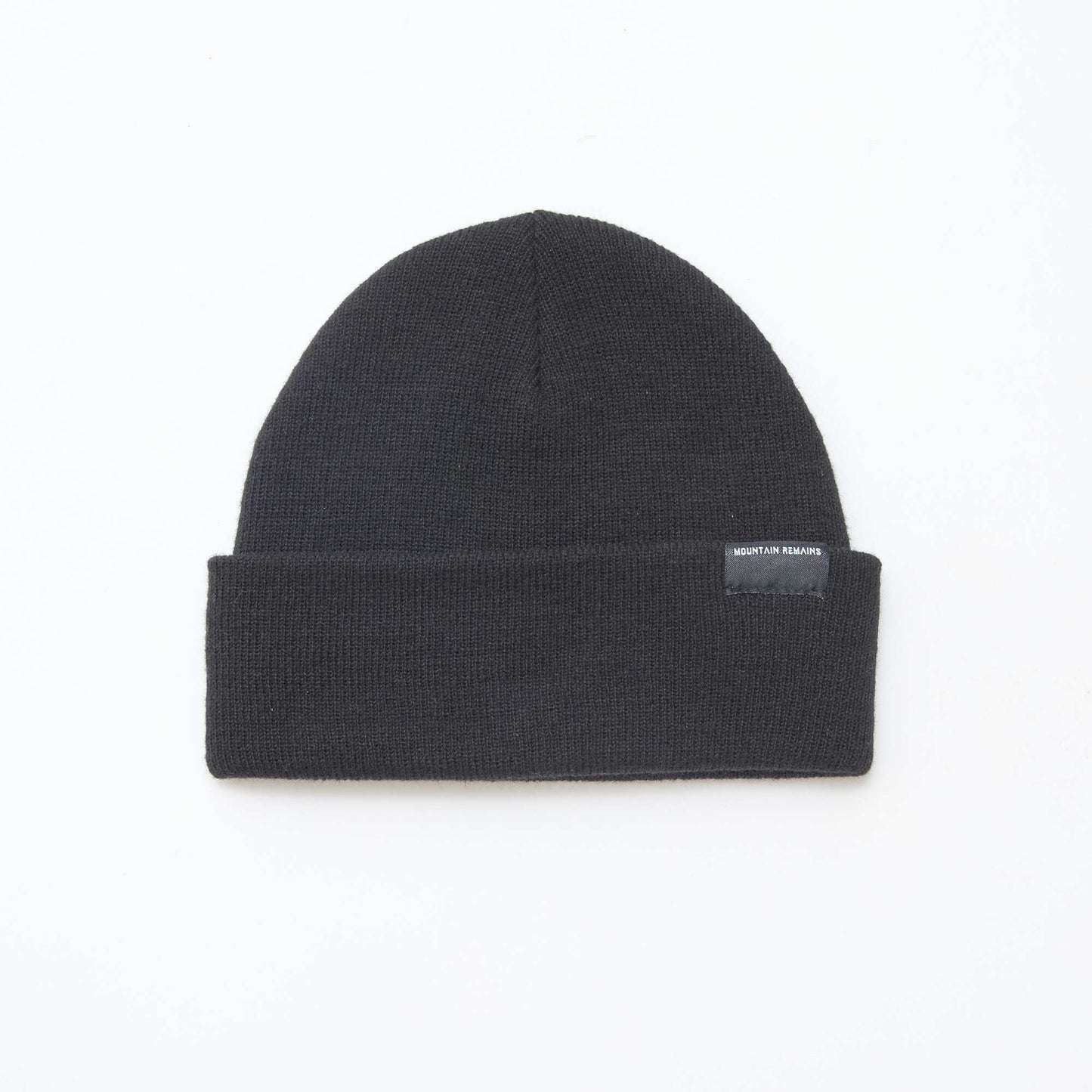 Bonnet avec revers NOIR