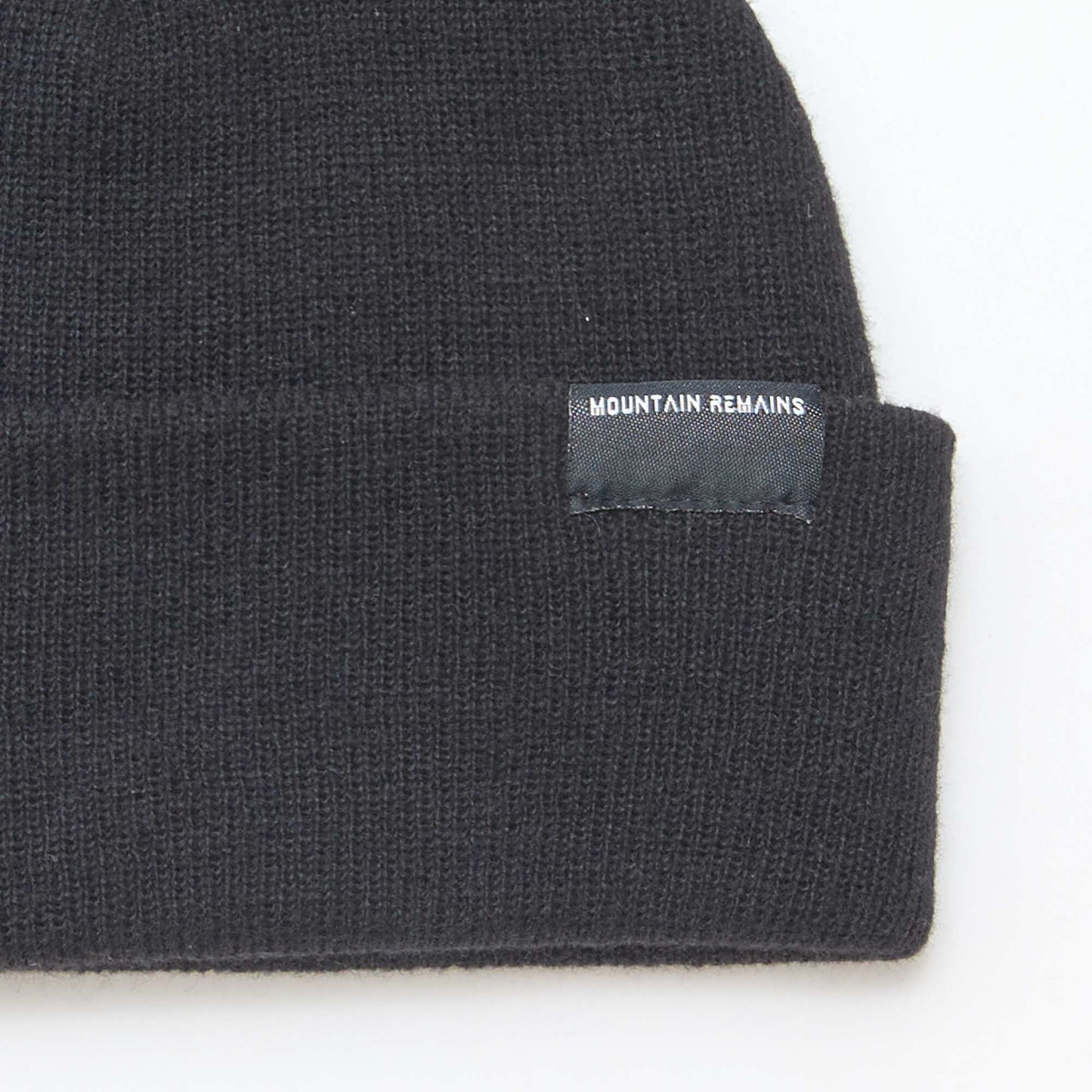 Bonnet avec revers NOIR