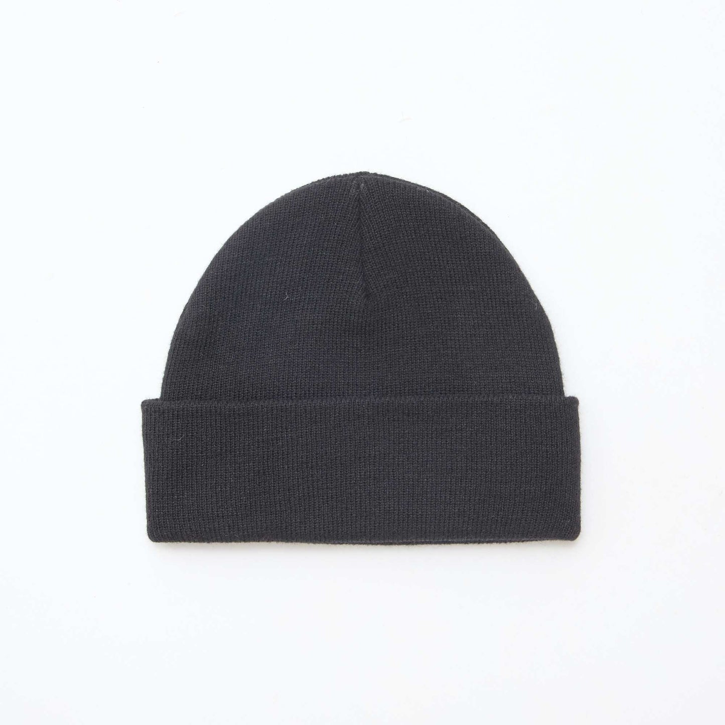 Bonnet avec revers NOIR