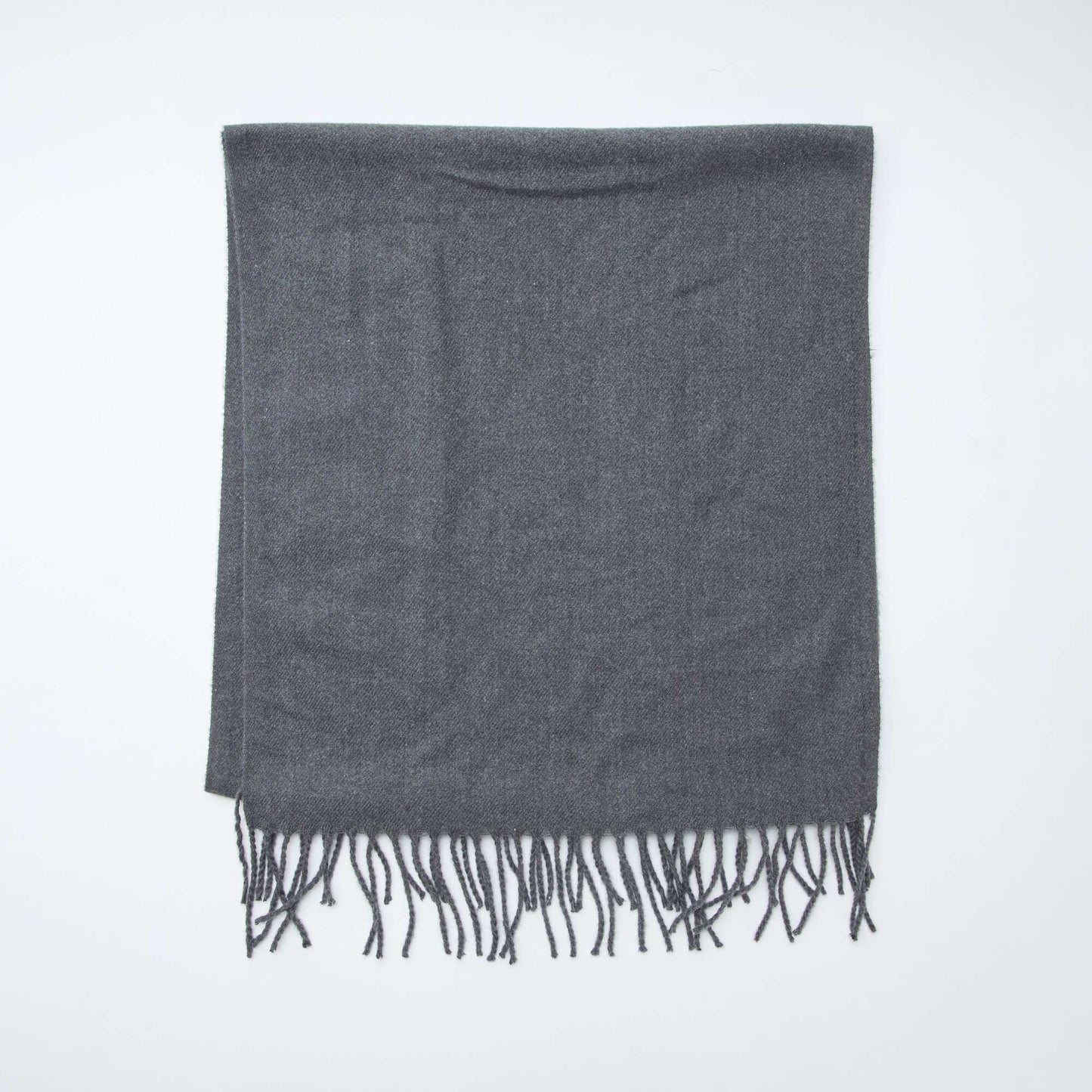 Echarpe à frange GRIS