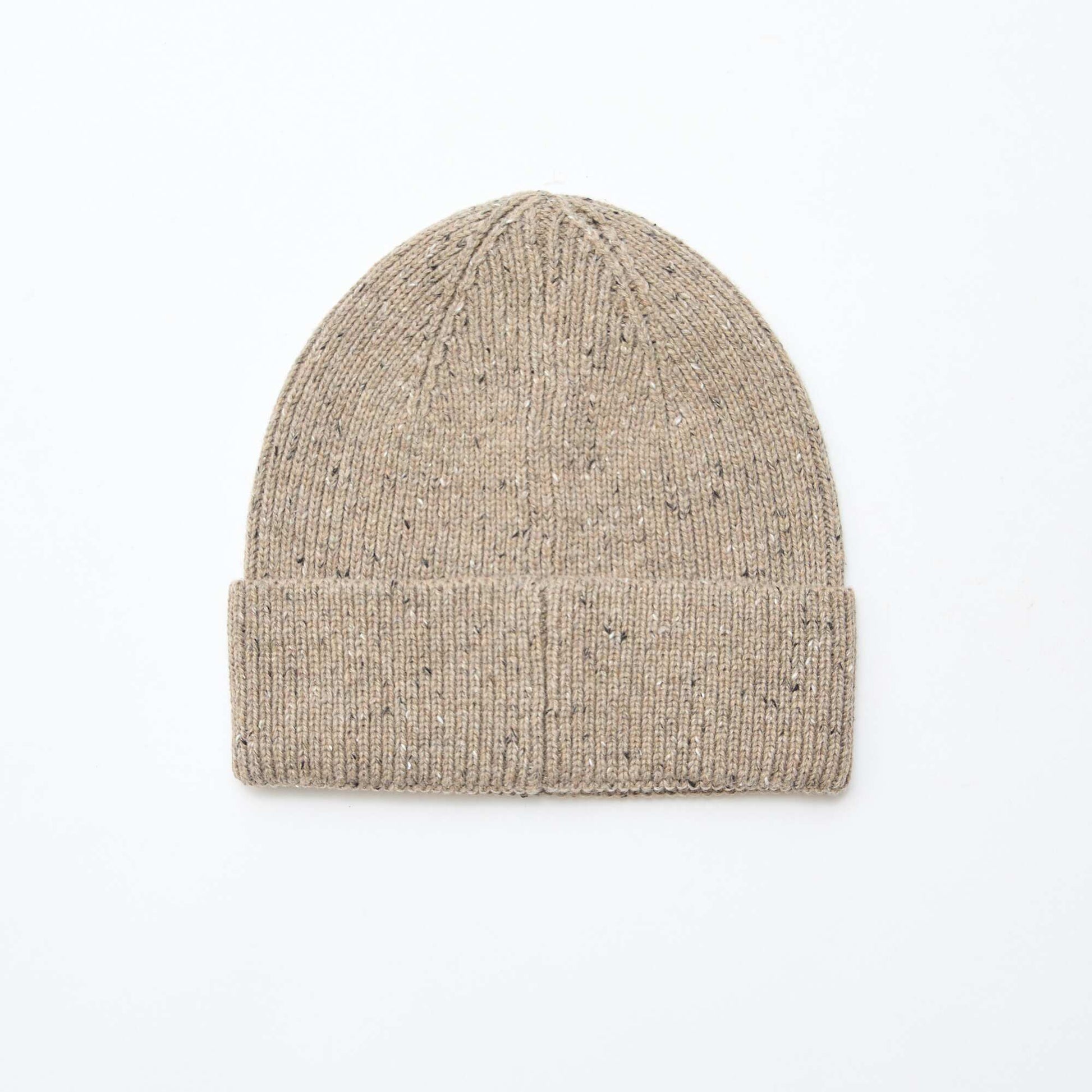 Bonnet maillé fantaisie BEIGE