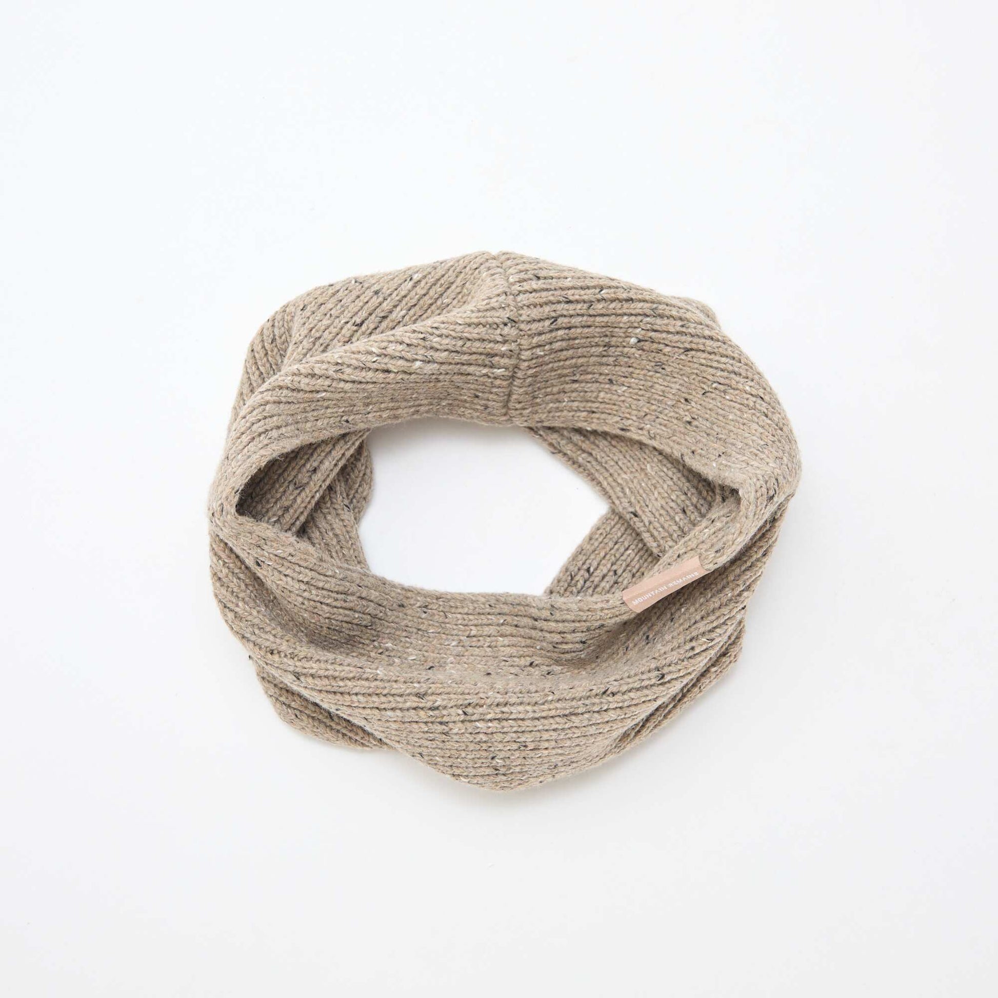 Snood en maille fantaisie BEIGE