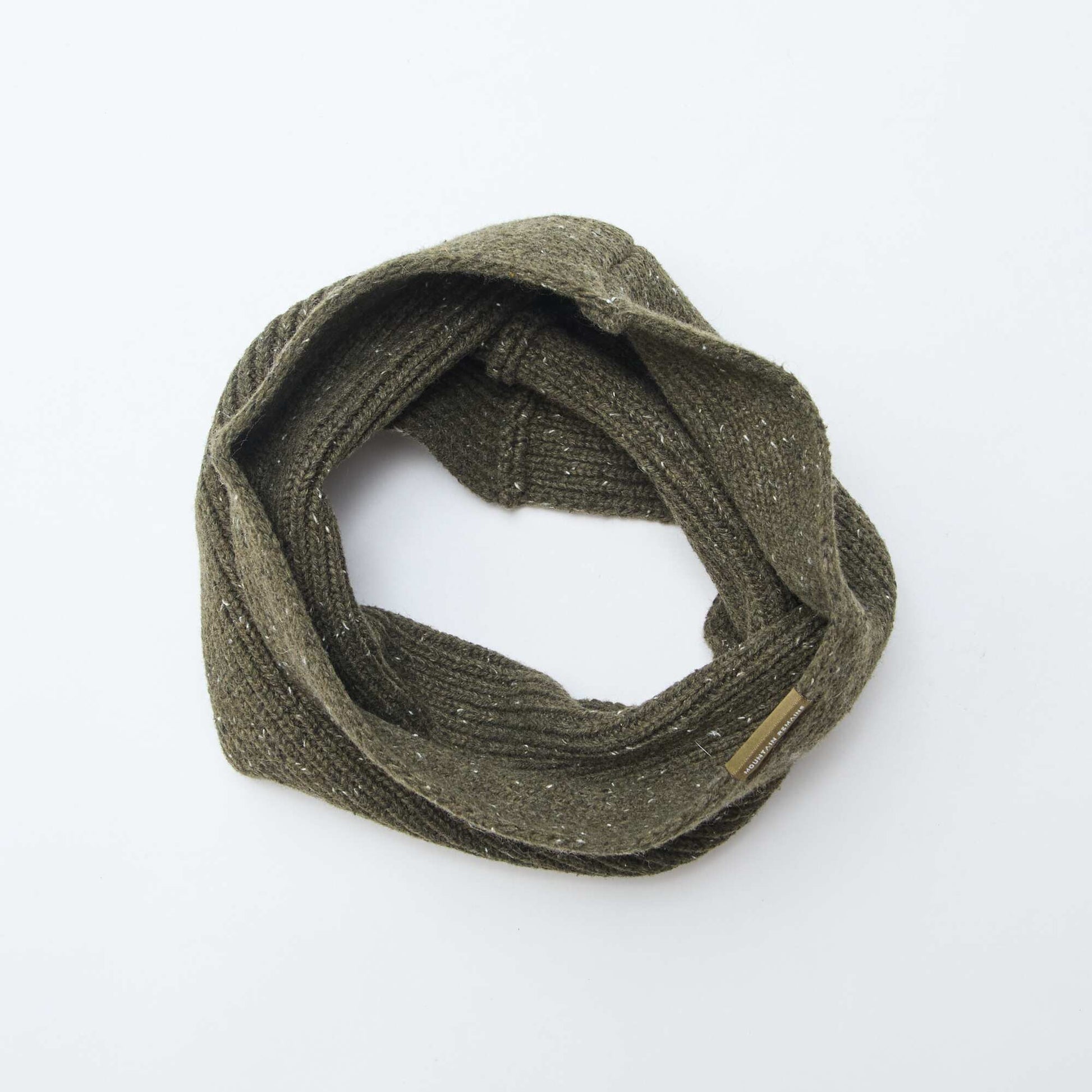 Snood en maille fantaisie KAKI