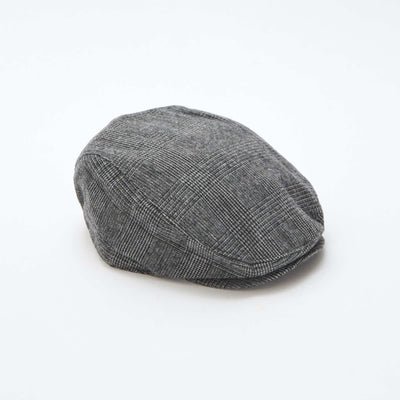 Casquette gavroche à carreaux GRIS