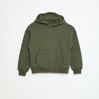 Sweat à capuche coupe loose VERT