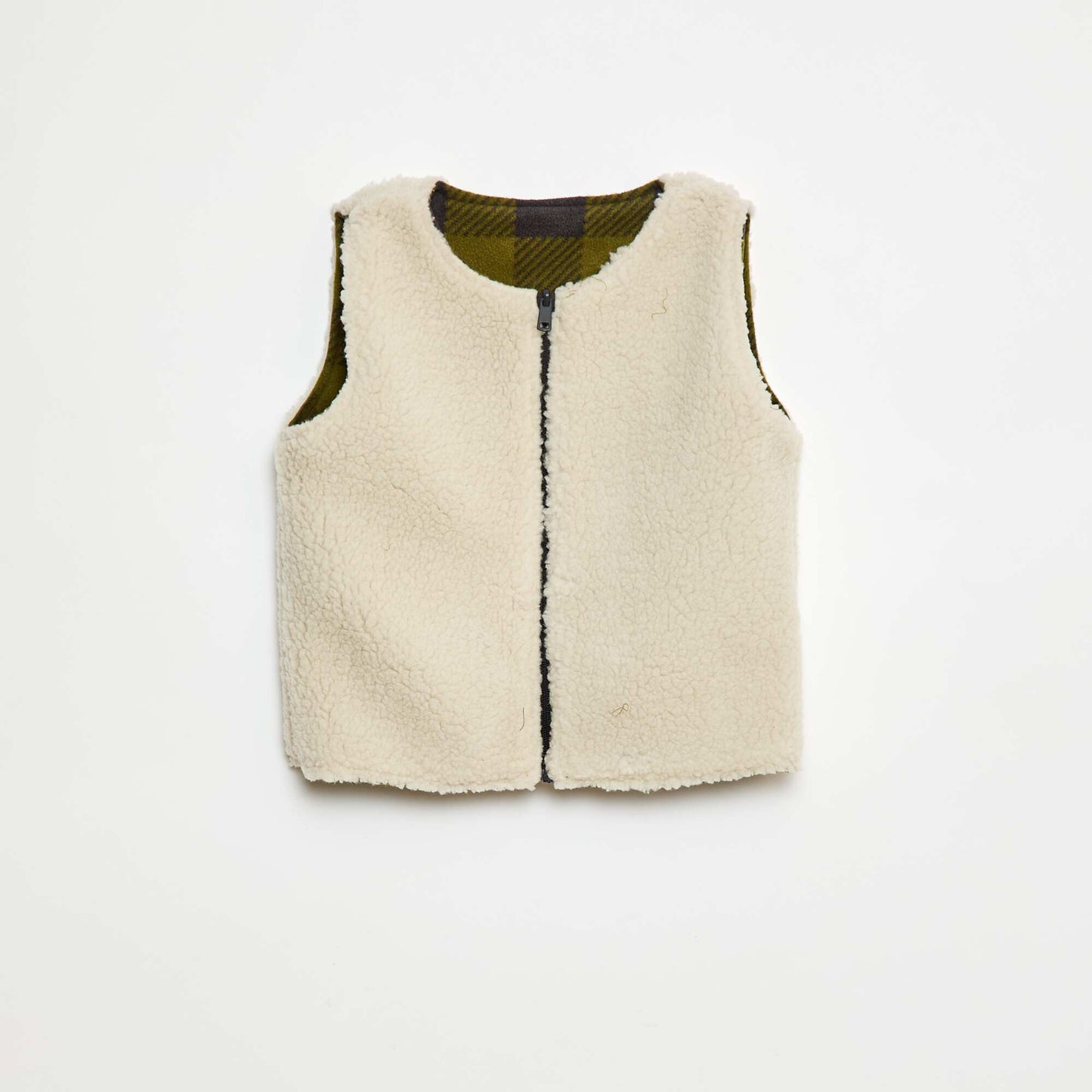 Sweat sans manches réversible VERT