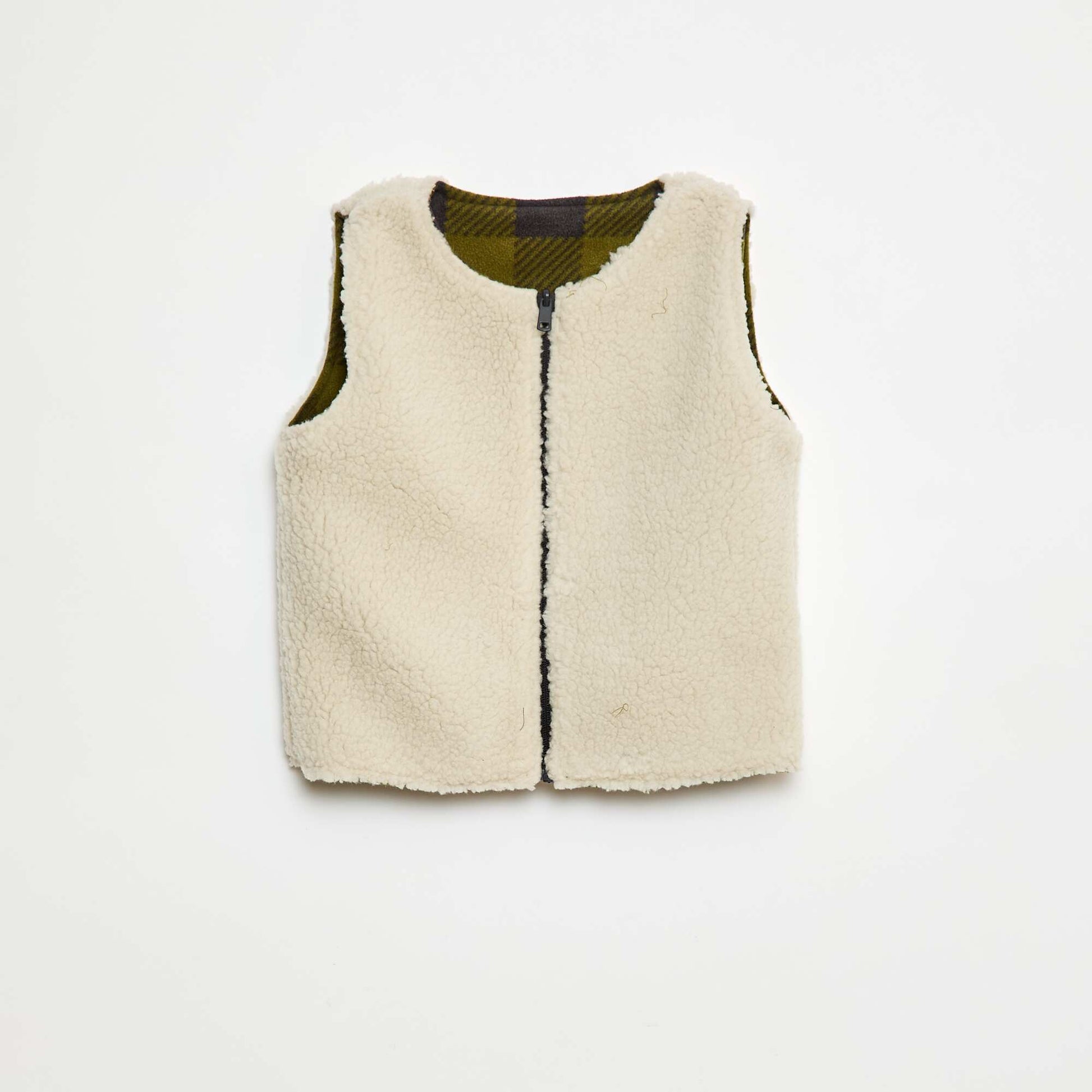 Sweat sans manches réversible VERT