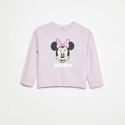 T-shirt 'Minnie' 'Disney' à manches longues VIOLET