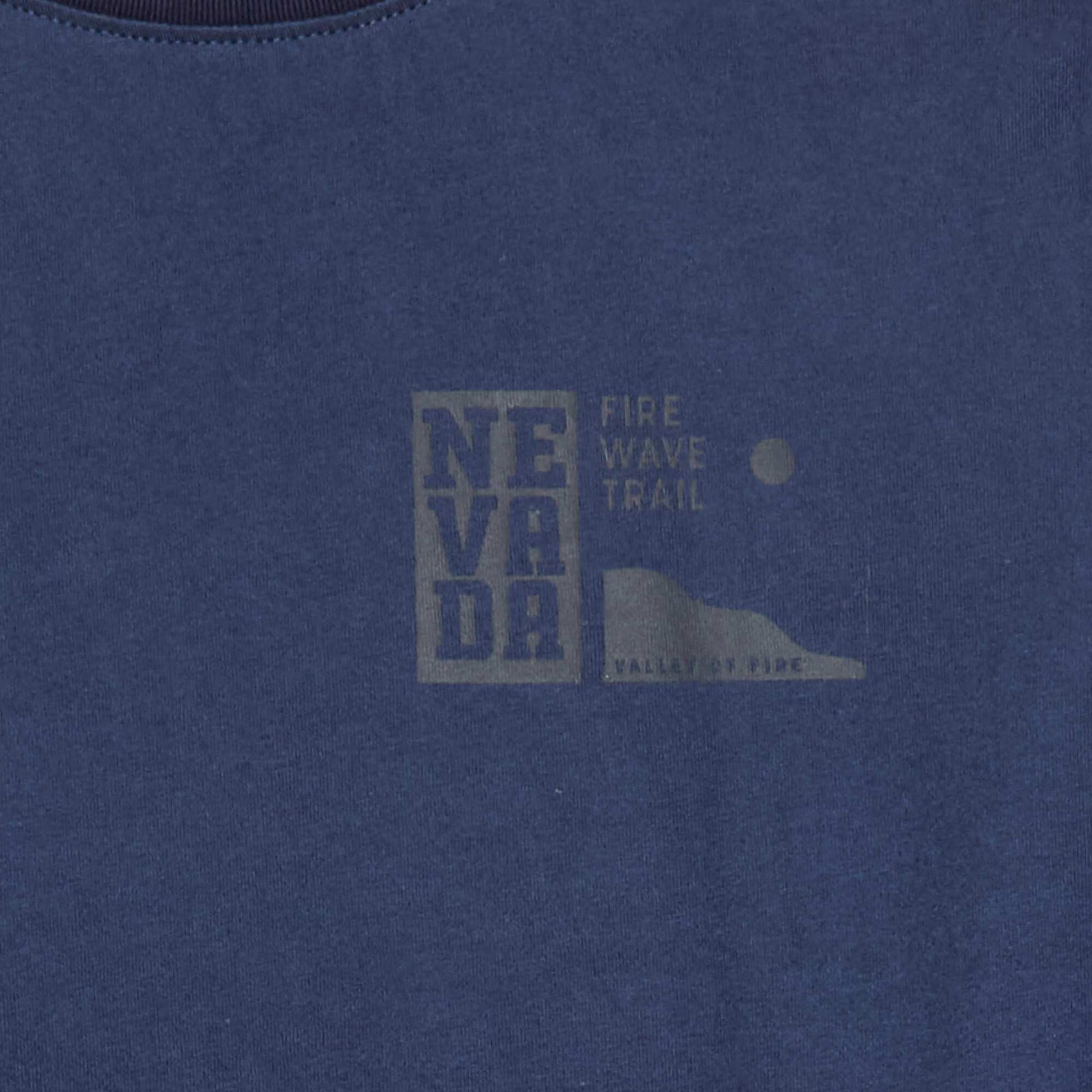 T-shirt à double manche BLEU