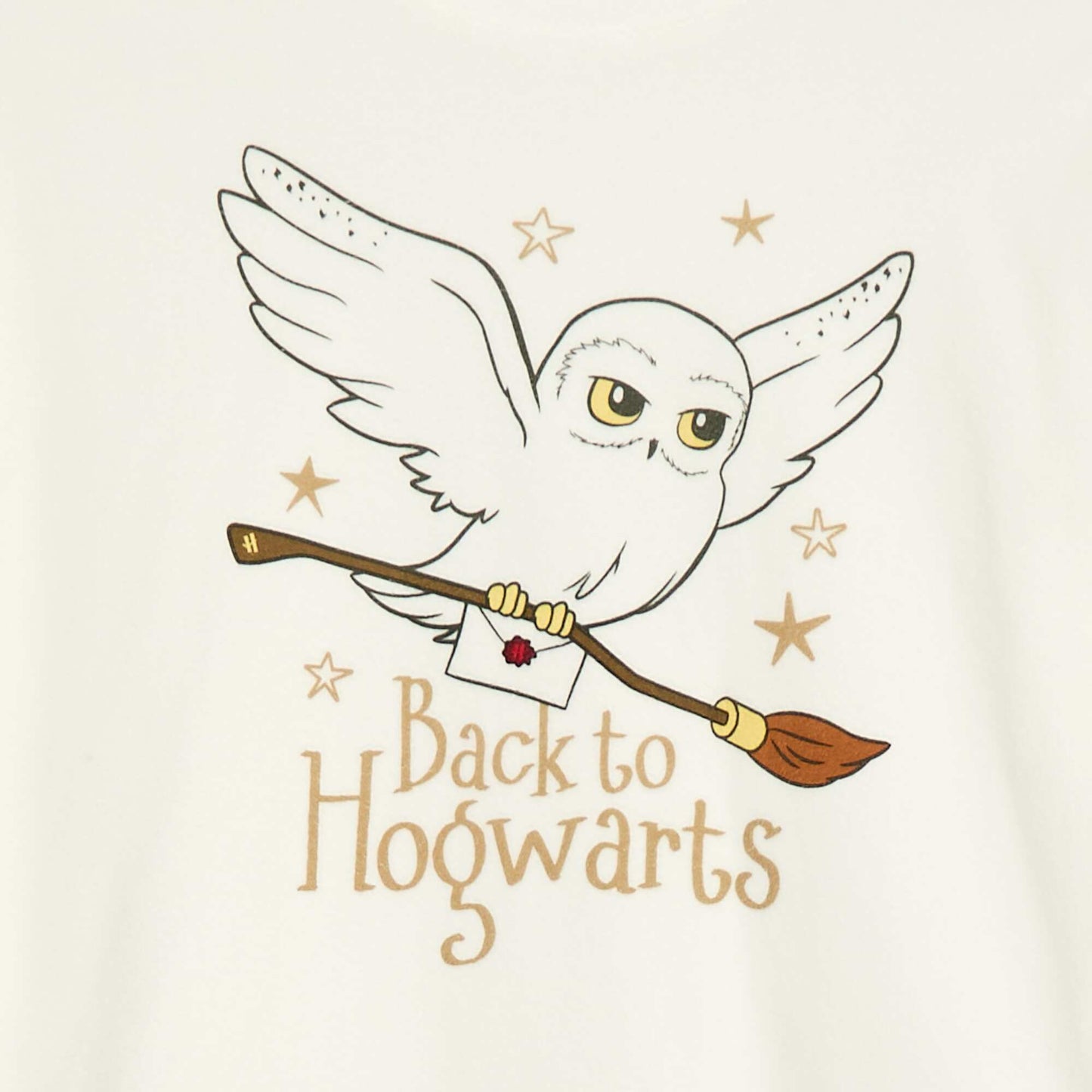 Pyjama long en polaire 'Harry Potter' - 2 pièces BLANC