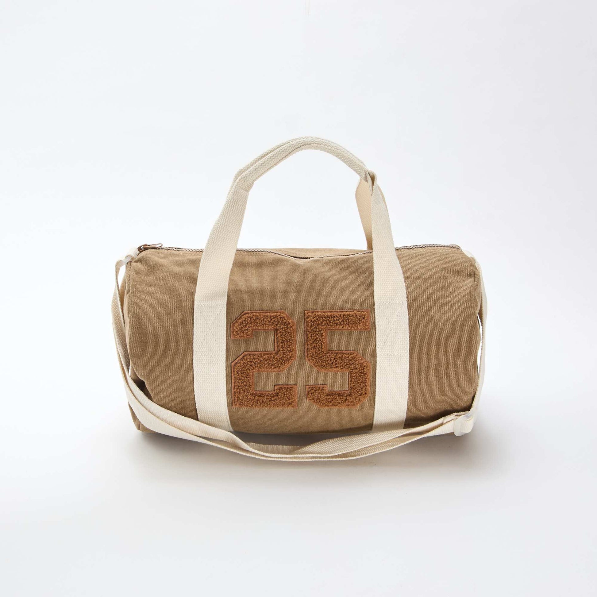 Sac bowling en coton MARRON
