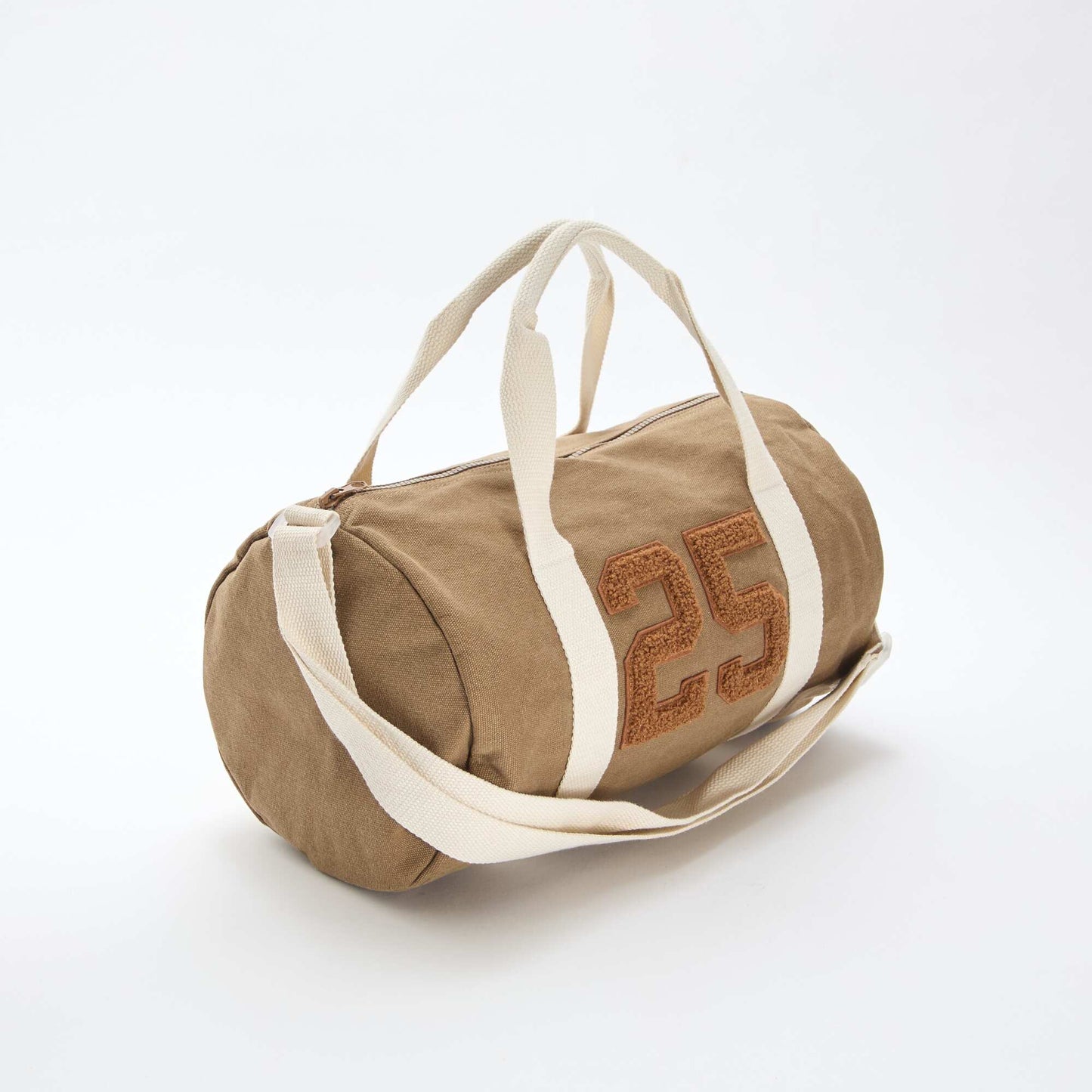 Sac bowling en coton MARRON
