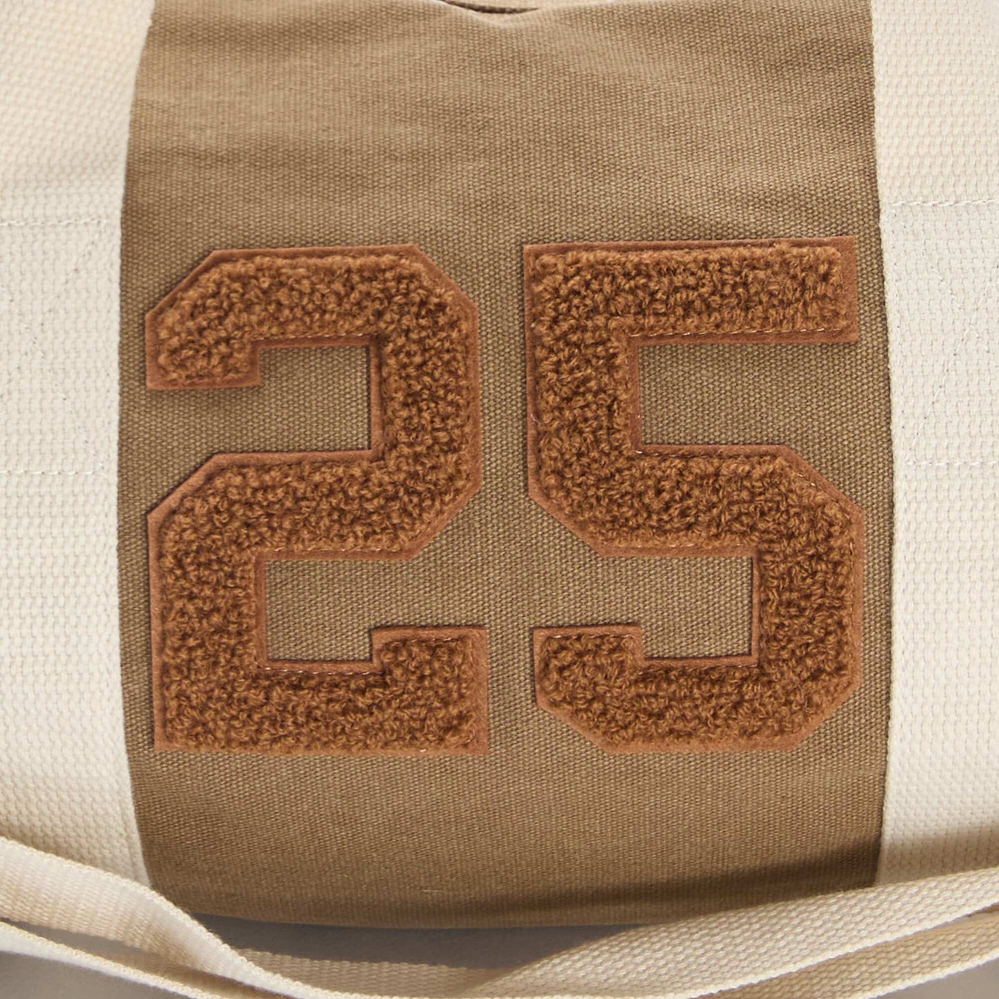 Sac bowling en coton MARRON