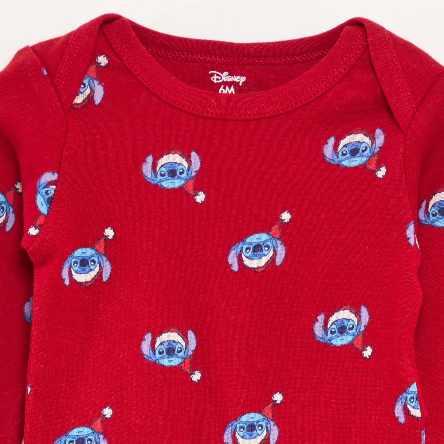 Lot de 2 bodies 'Stitch' 'Disney' ROUGE