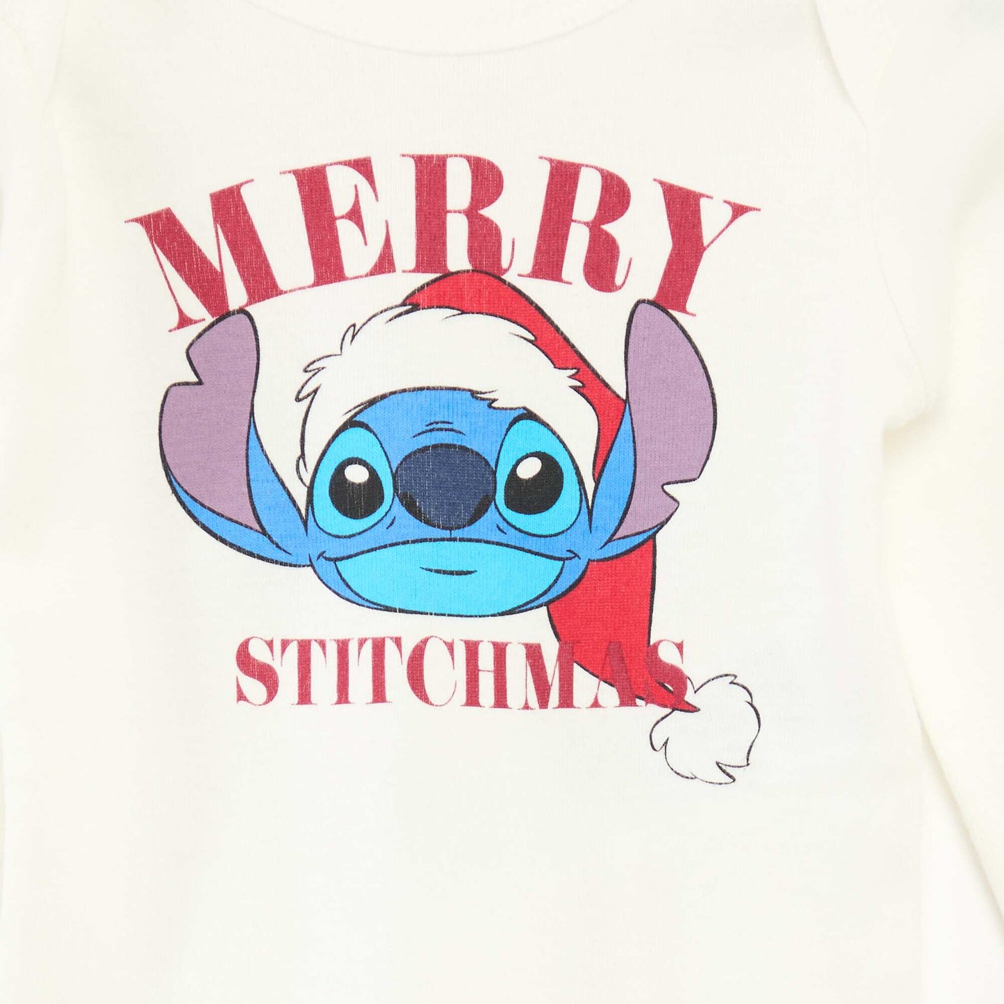 Lot de 2 bodies 'Stitch' 'Disney' ROUGE