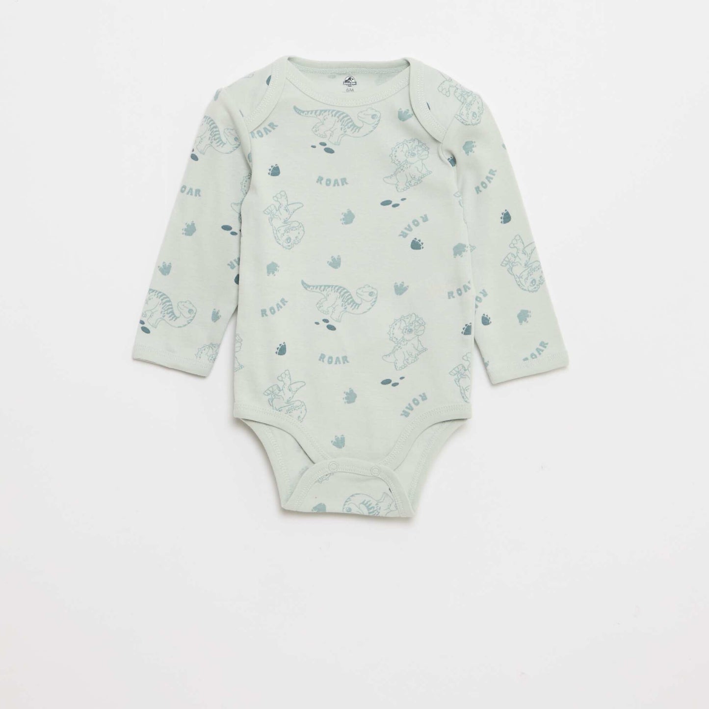 Lot de 2 bodies 'Jurassic Park' VERT
