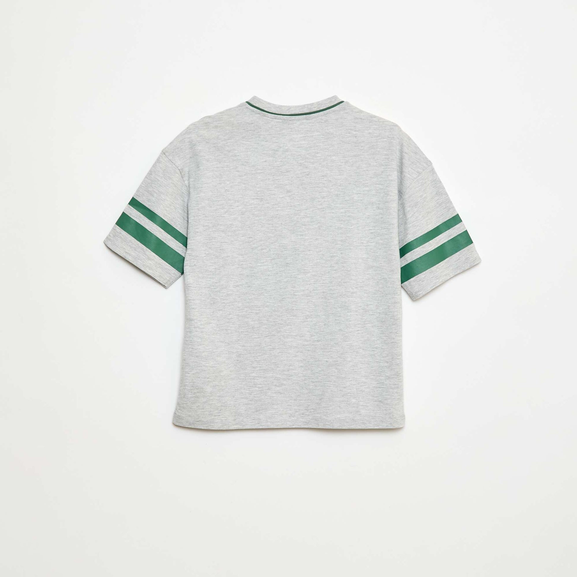 T-shirt esprit baseball GRIS