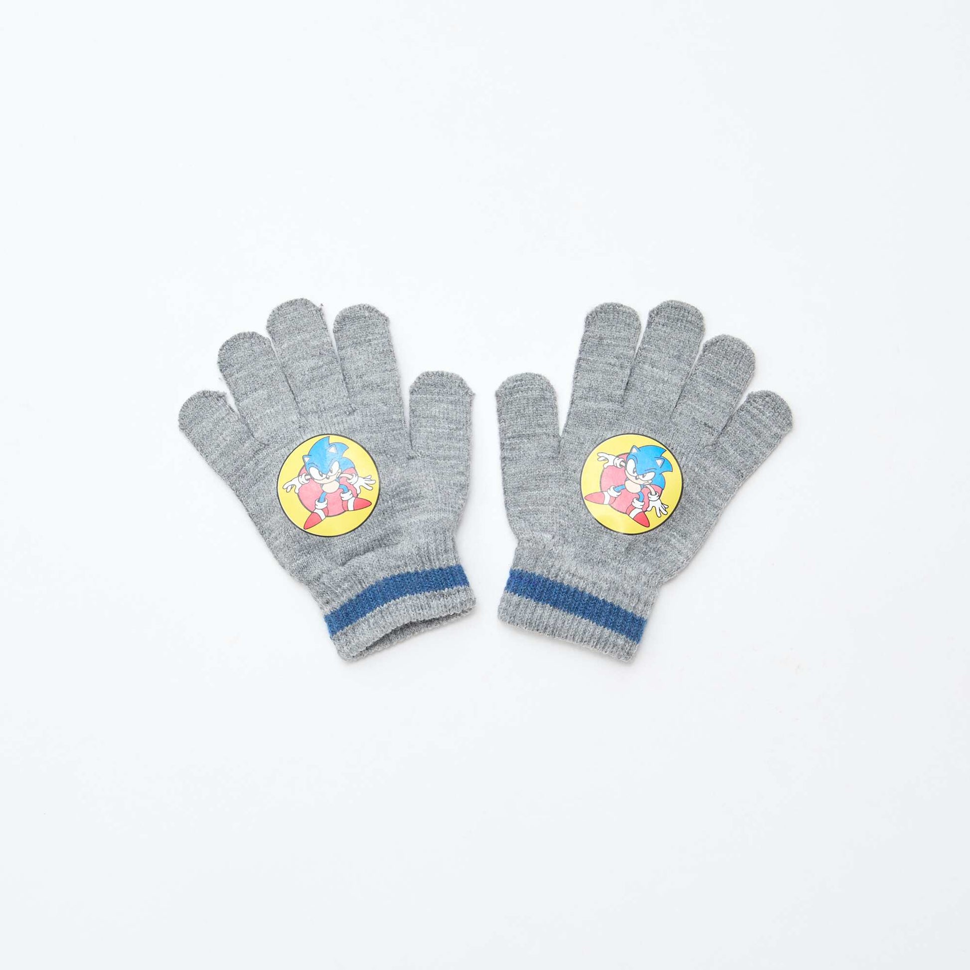 Paire de gants 'Sonic the hedgehog' GRIS