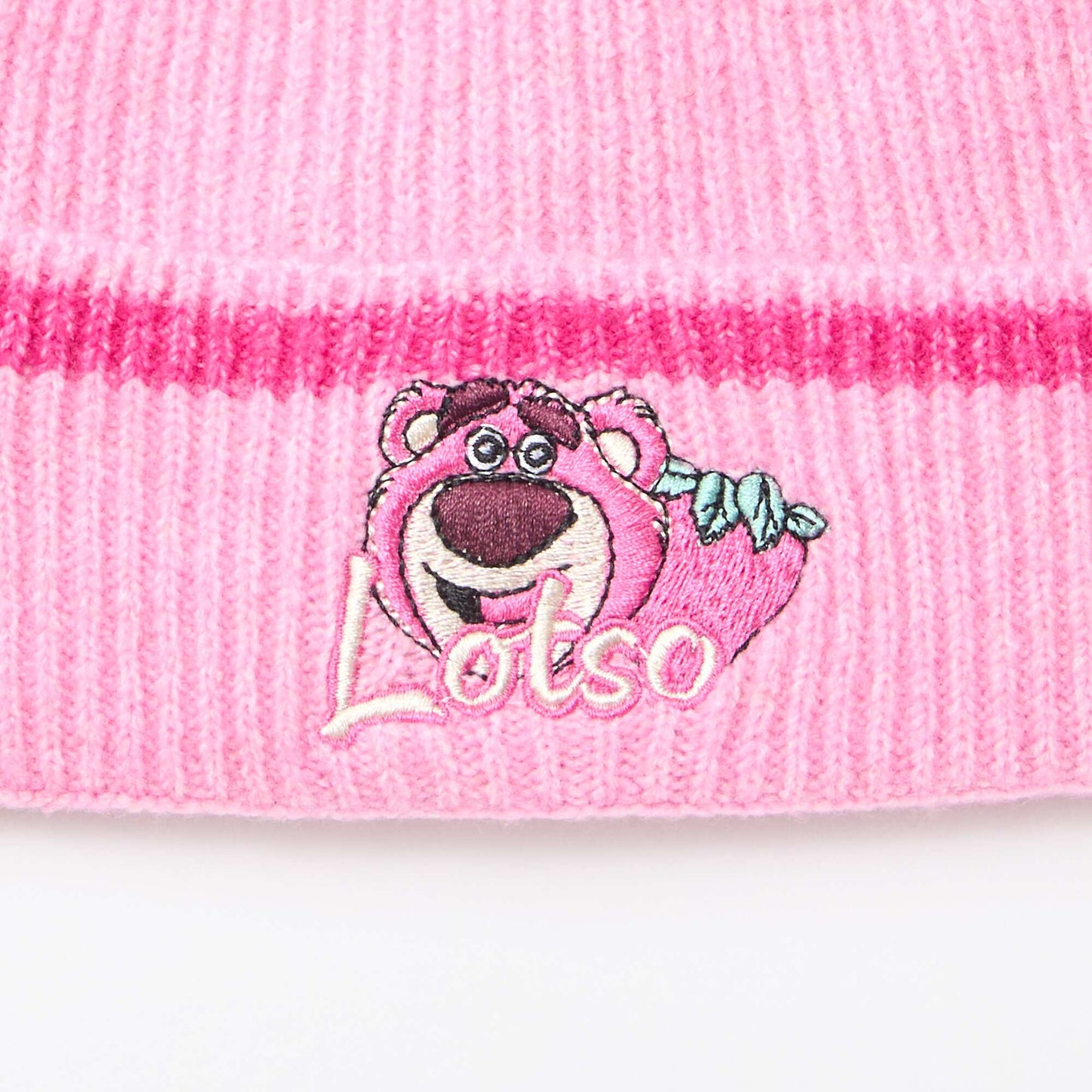 Bonnet 'Lotso' à pompon ROSE