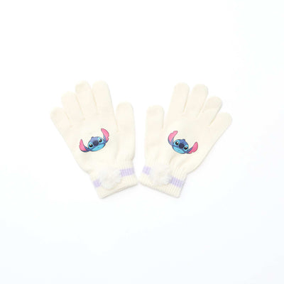 Paire de gants 'Stitch' 'Disney' imprimés BLANC