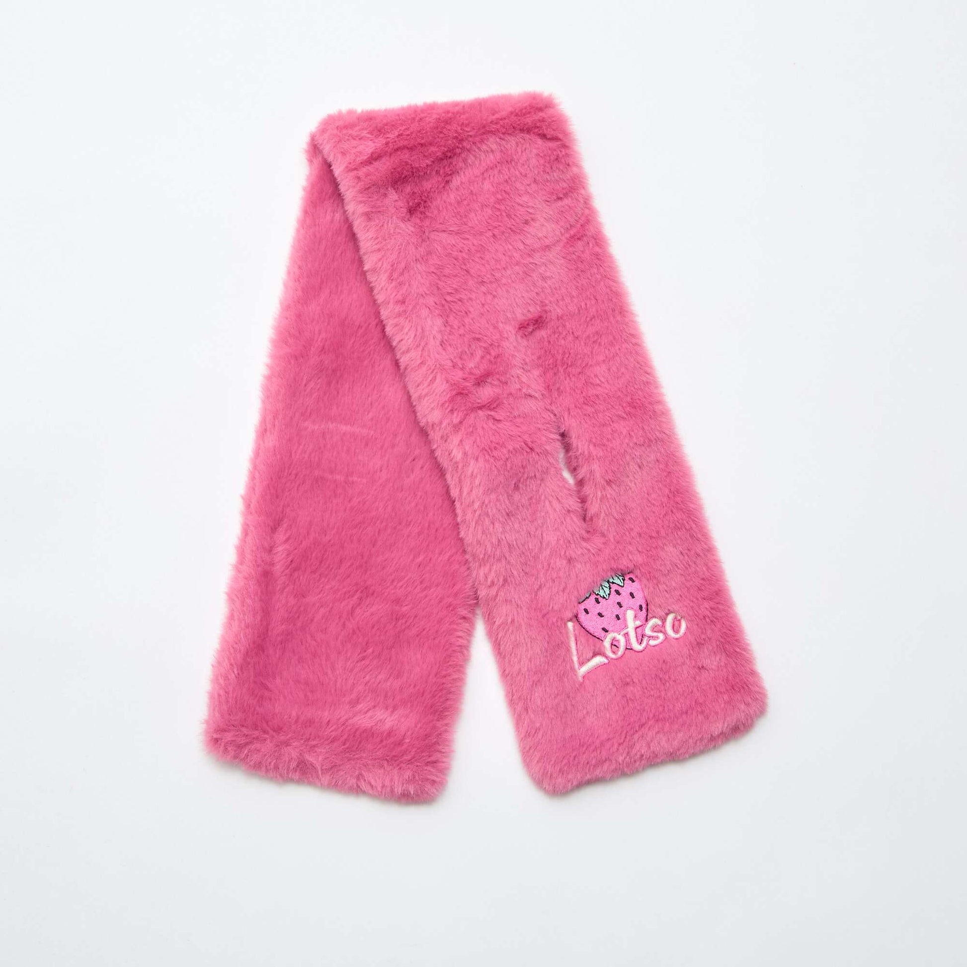 Echarpe en maille peluche 'Lotso' 'Toy Story' ROSE