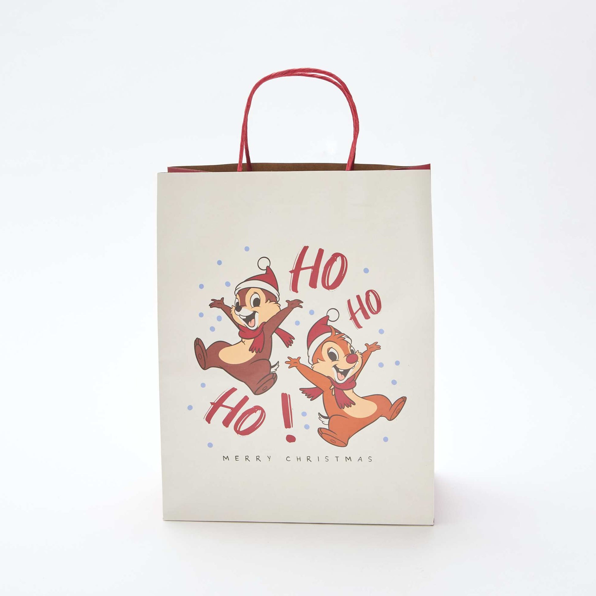 Sac cadeau Noël 'Disney' 32x24x13 cm environ BLANC