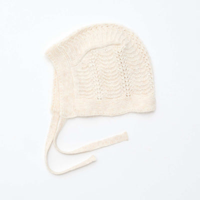 Bonnet en maille fantaisie BEIGE