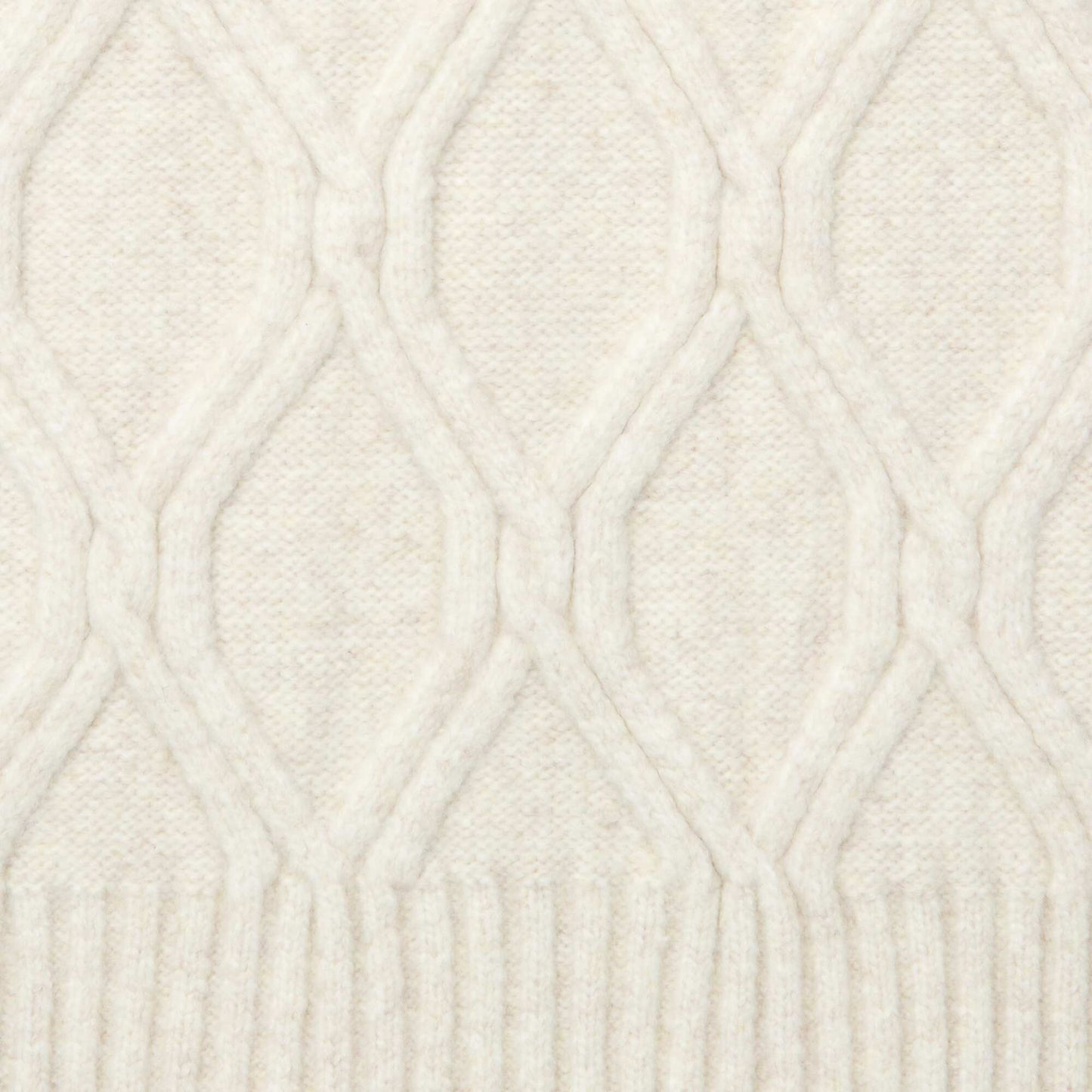 Echarpe en tricot en maille chaude torsadée BEIGE